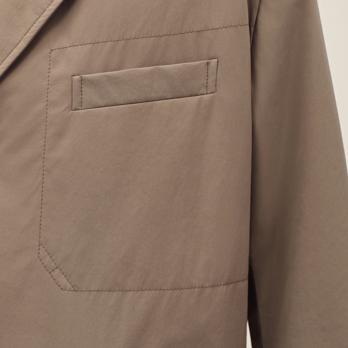 Taupe "Surpiqures H" Petit Paul Light Coat