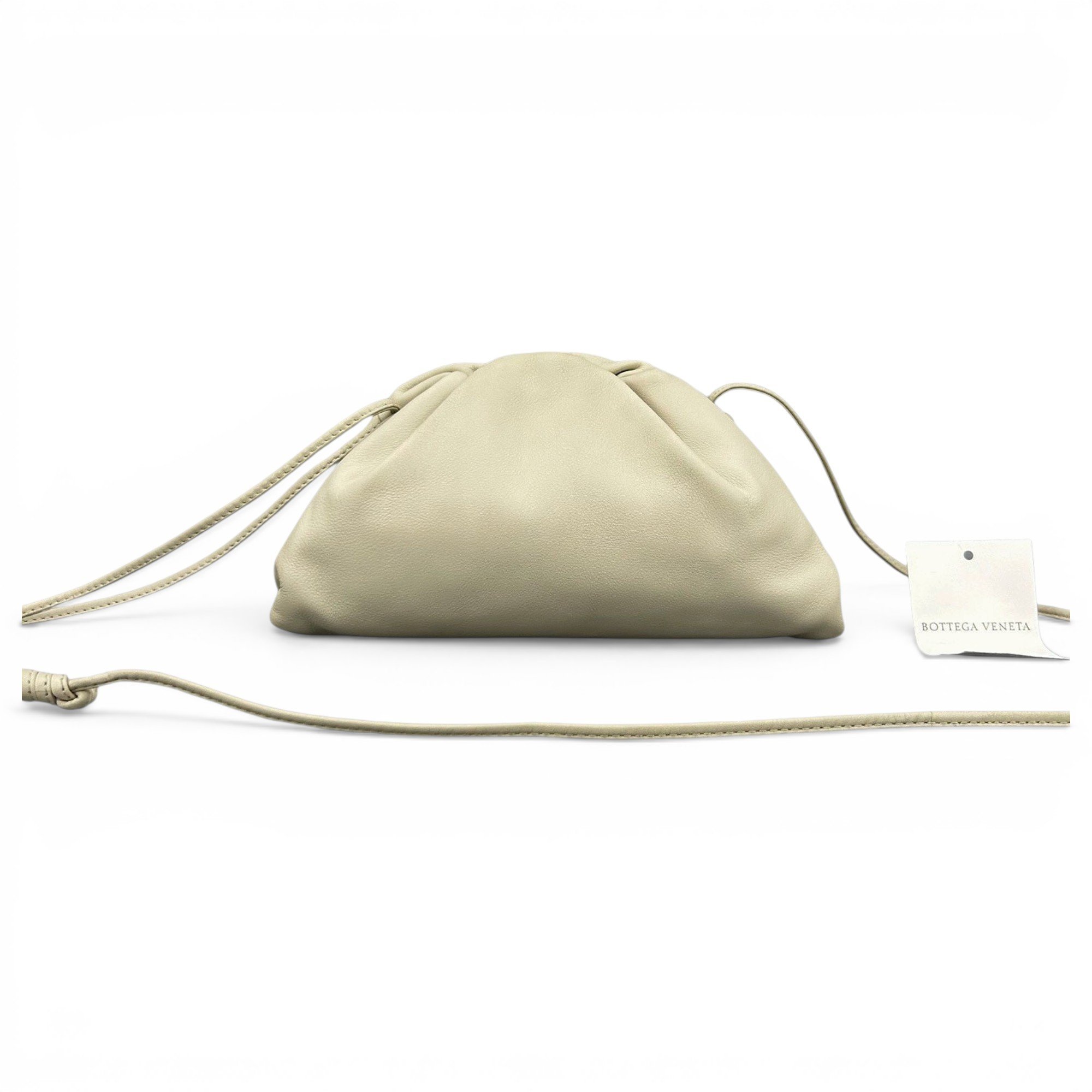 Pouch leather handbag