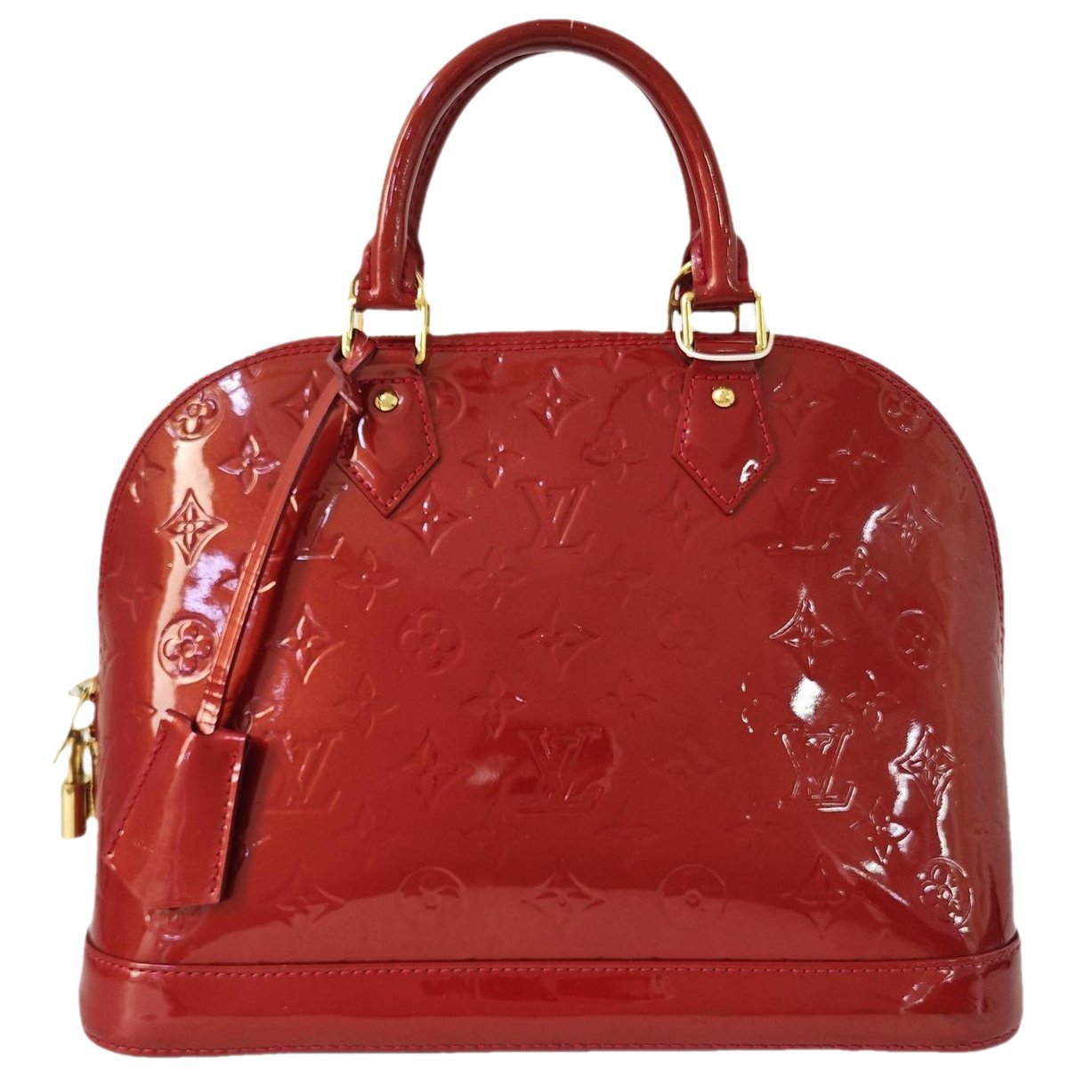 Alma patent leather handbag