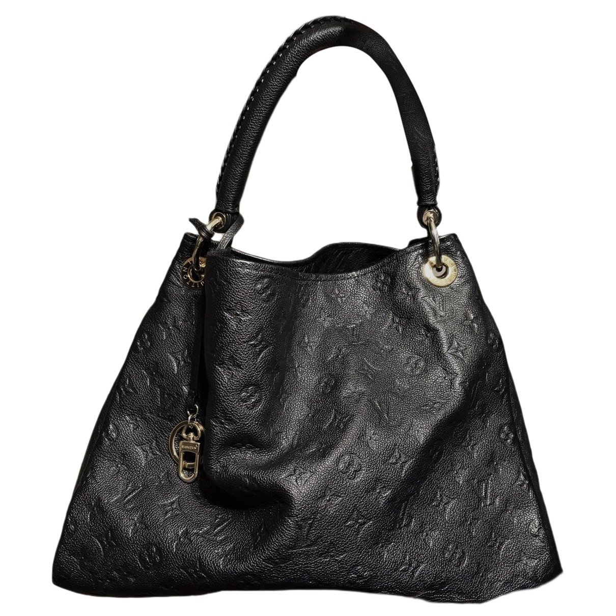 Artsy leather handbag