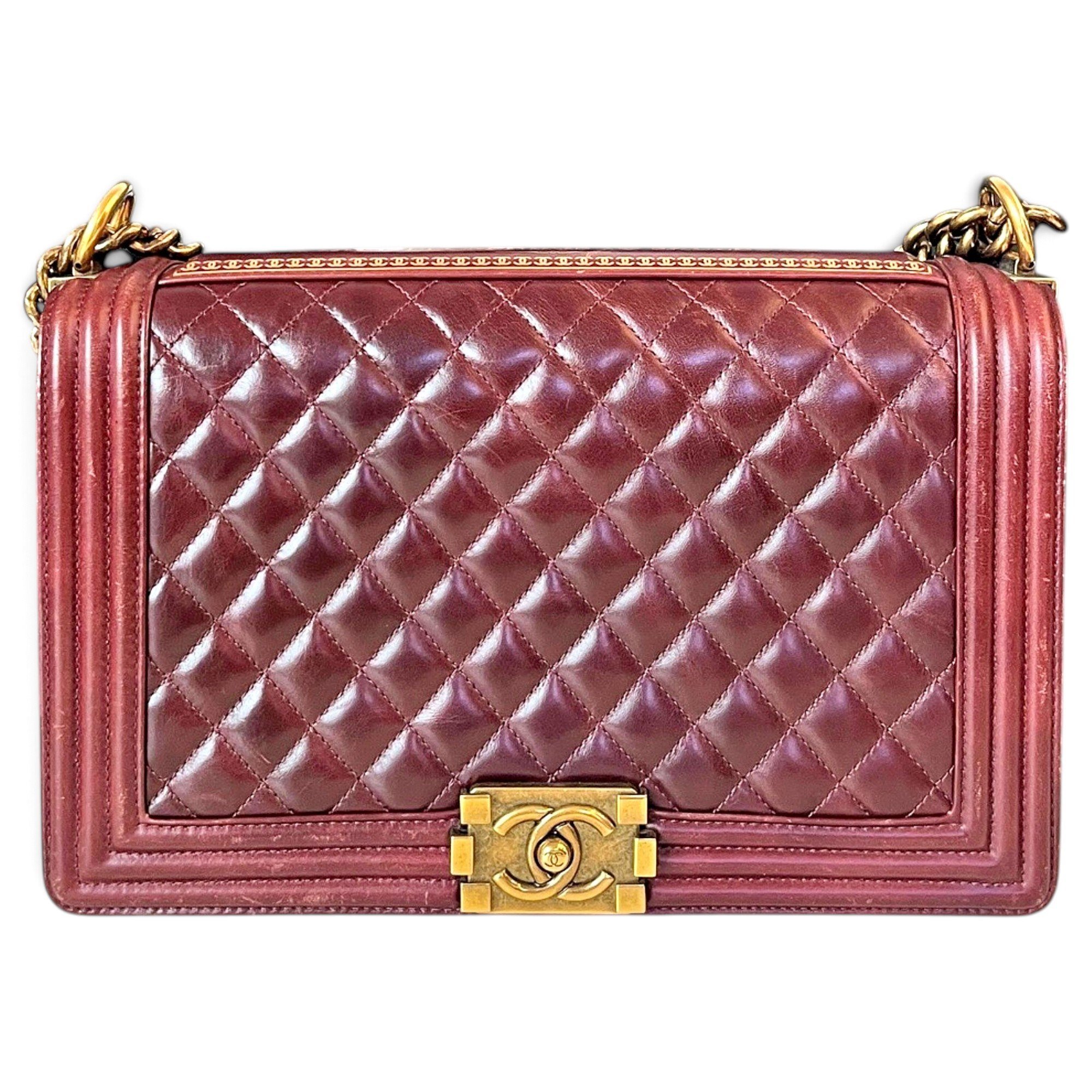 Boy leather crossbody bag