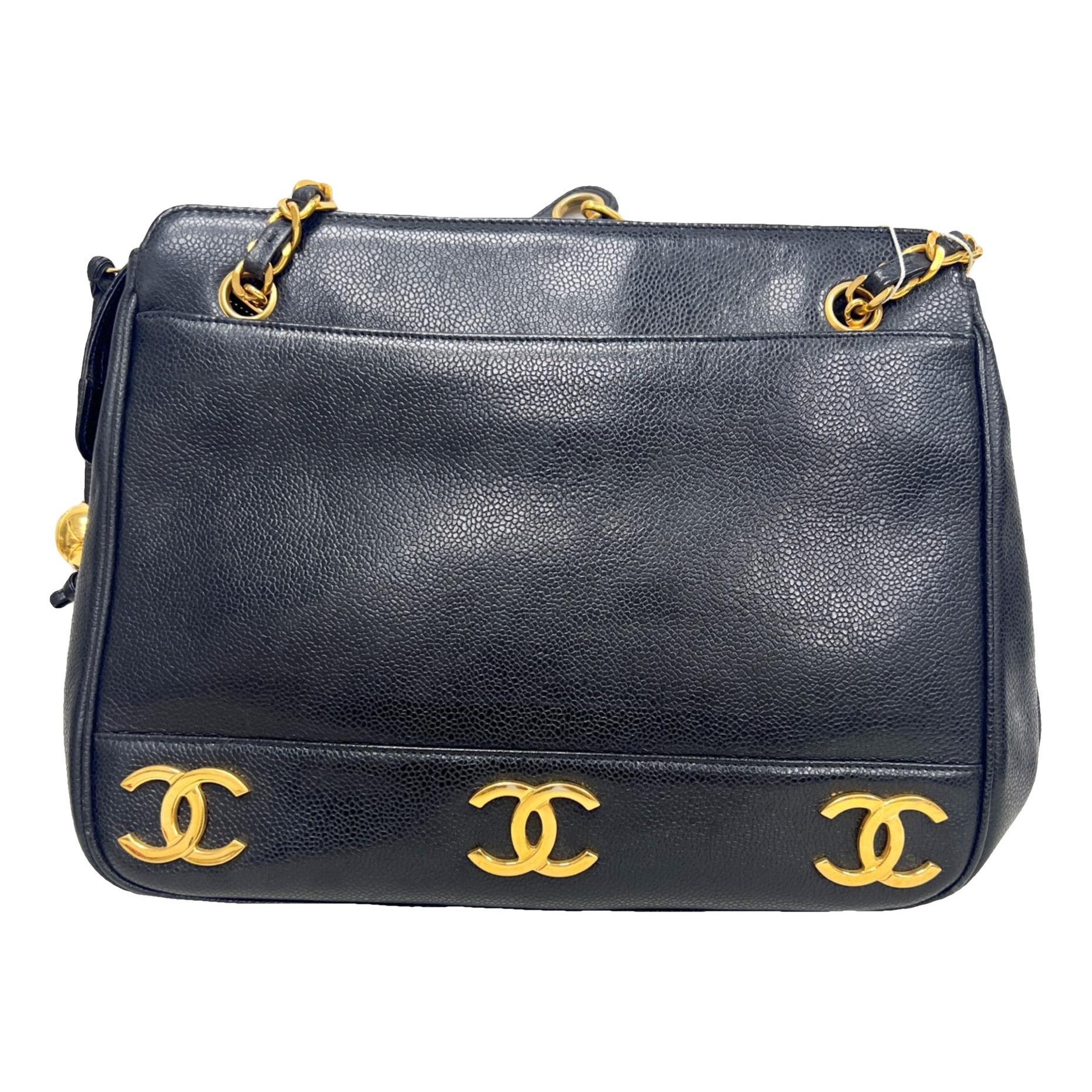 Grand shopping leather tote