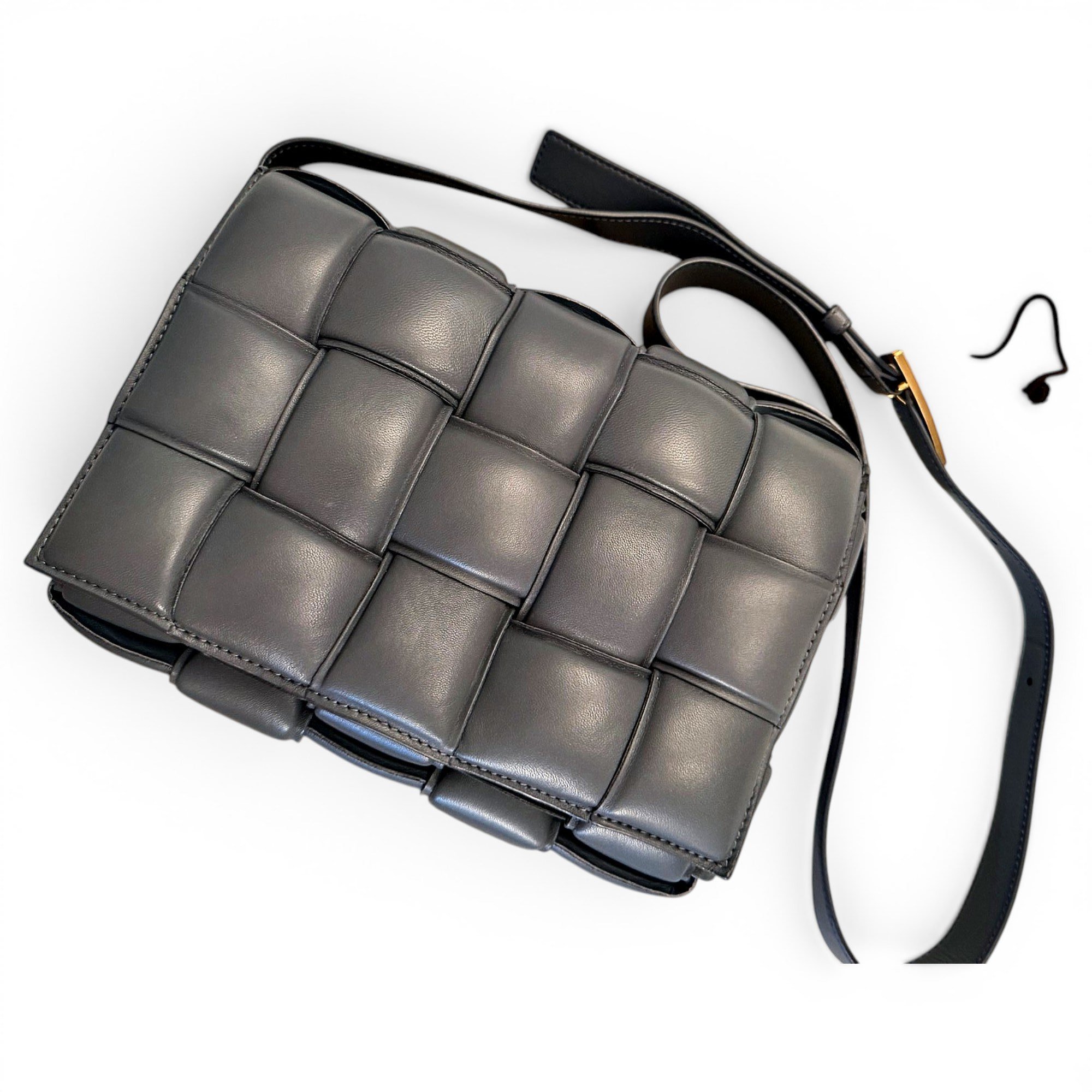 Cassette leather crossbody bag