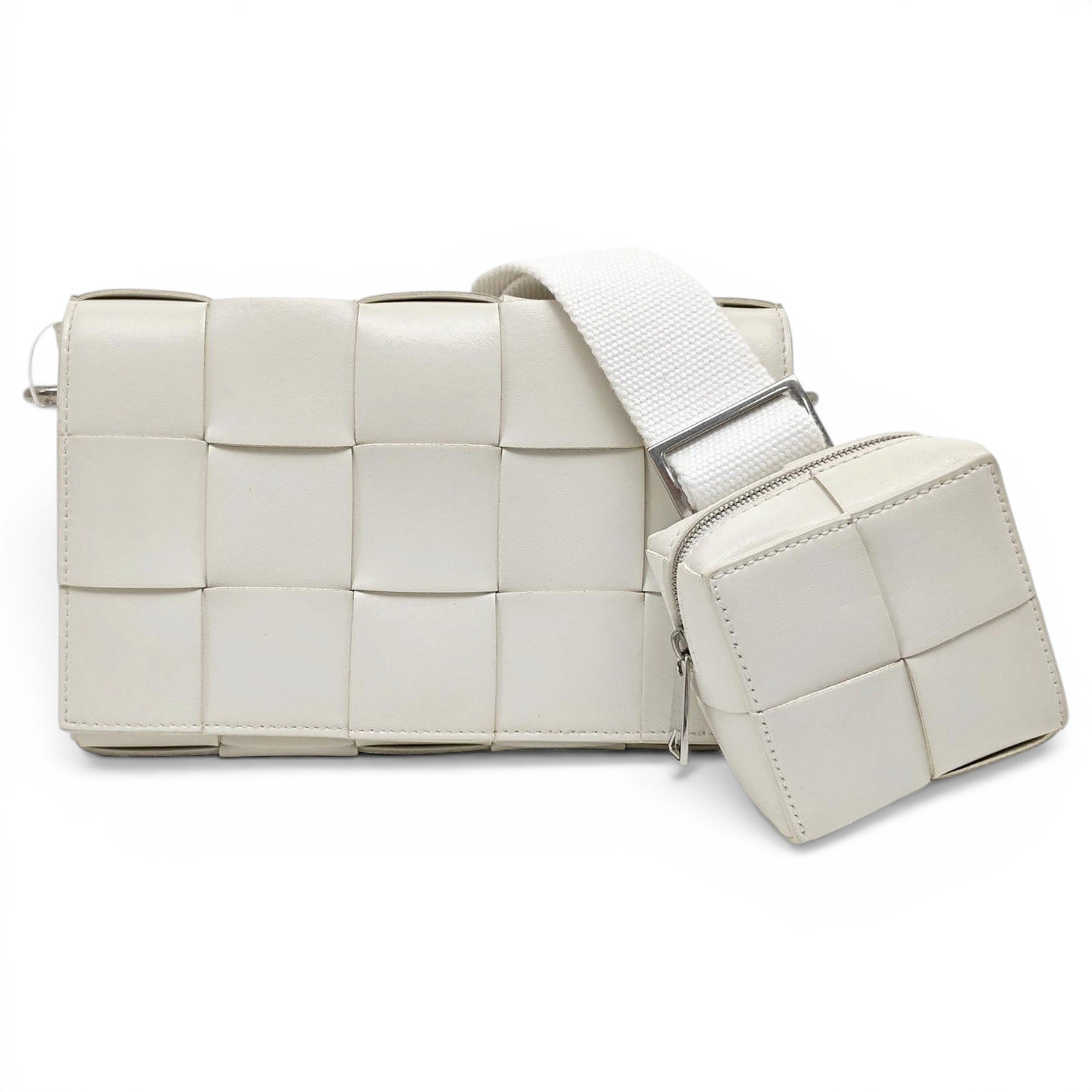 Brick Cassette leather handbag