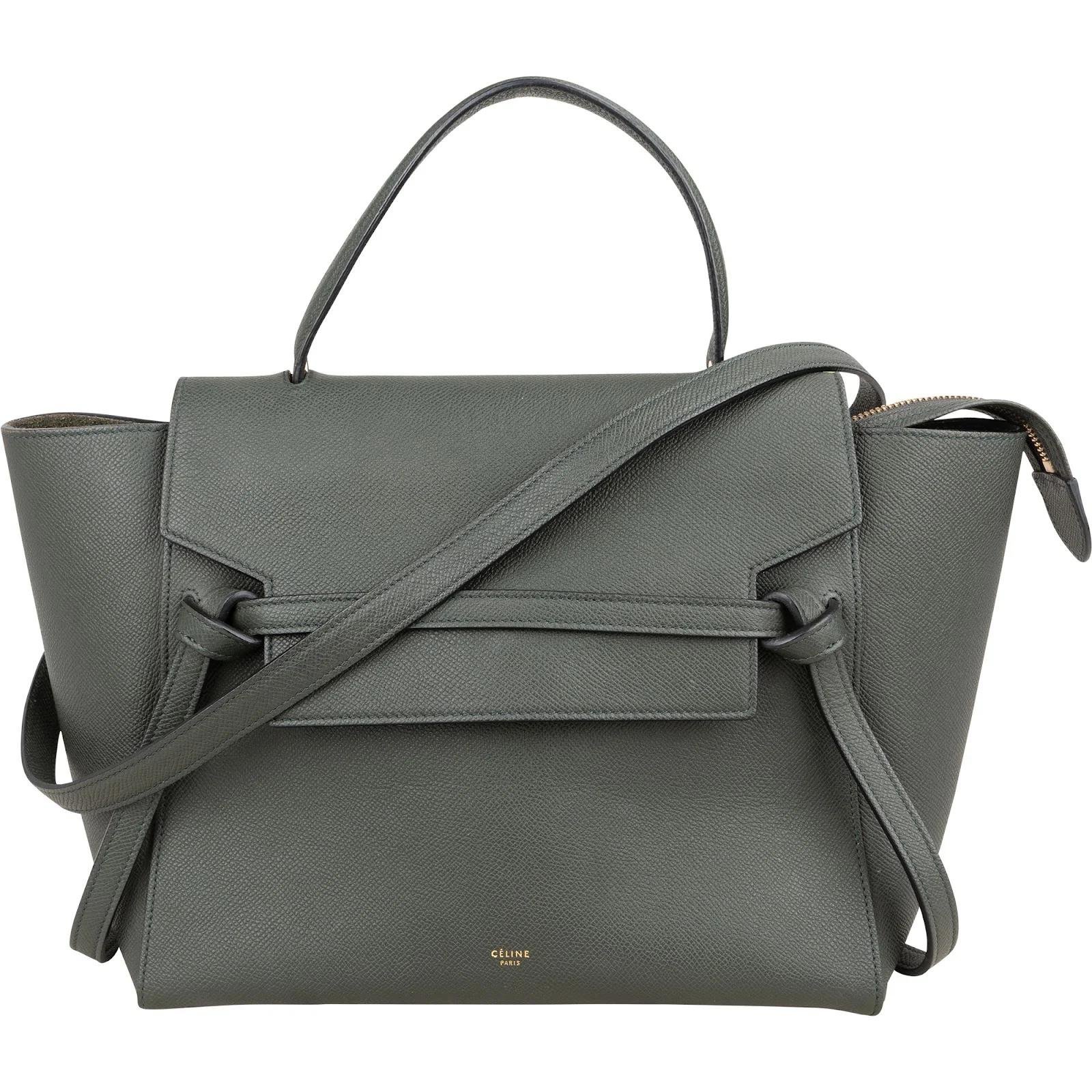 Belt leather handbag