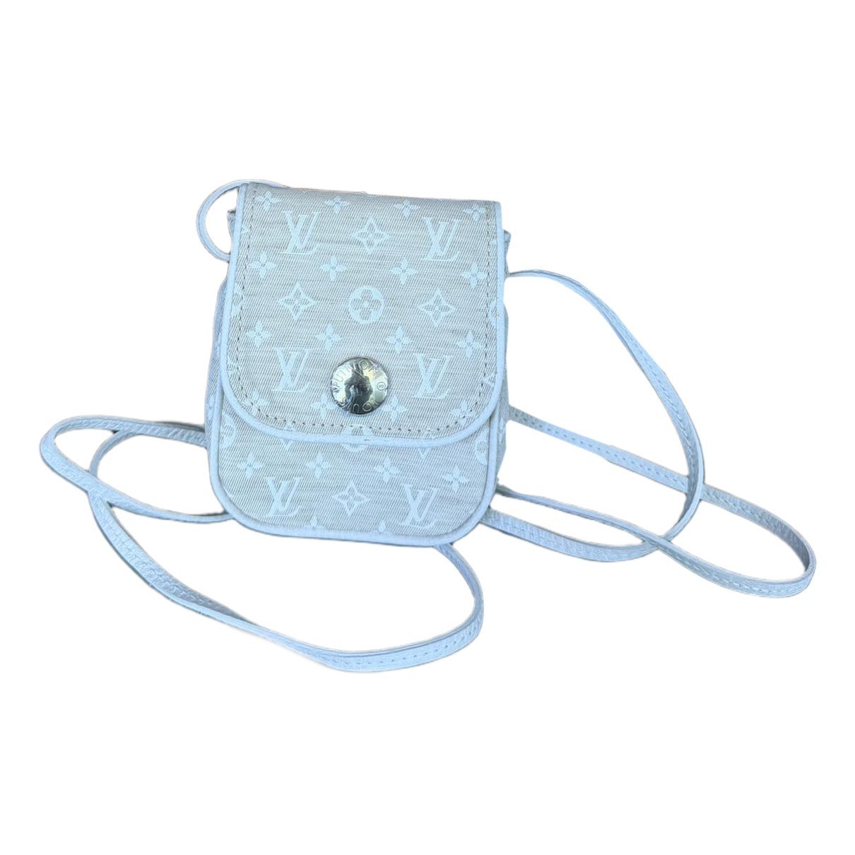 Linen crossbody bag