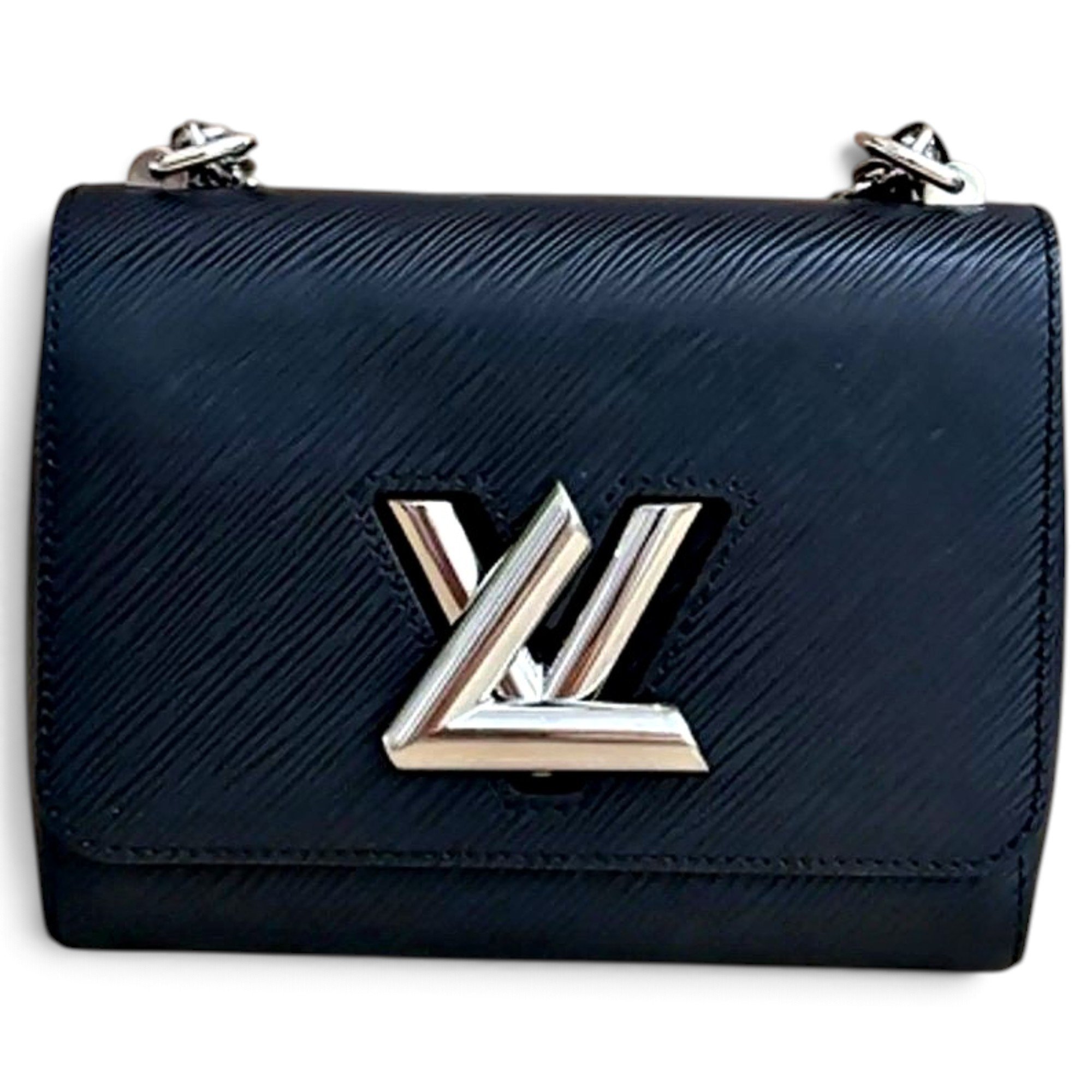 Twist leather crossbody bag