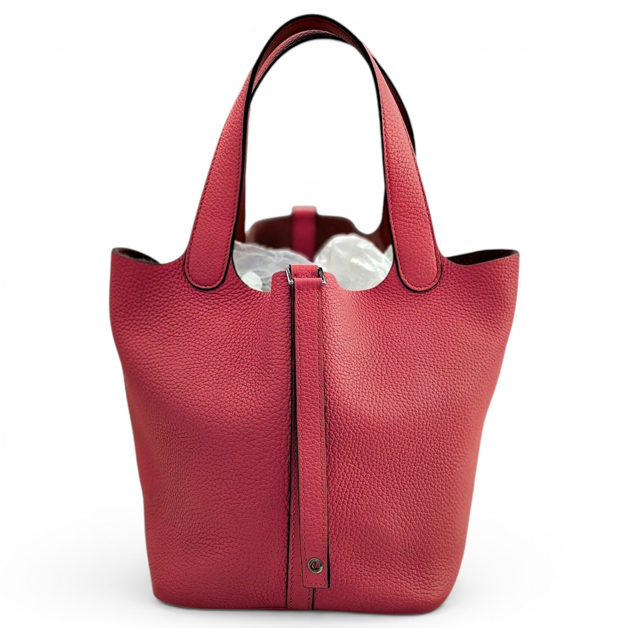 Picotin leather handbag