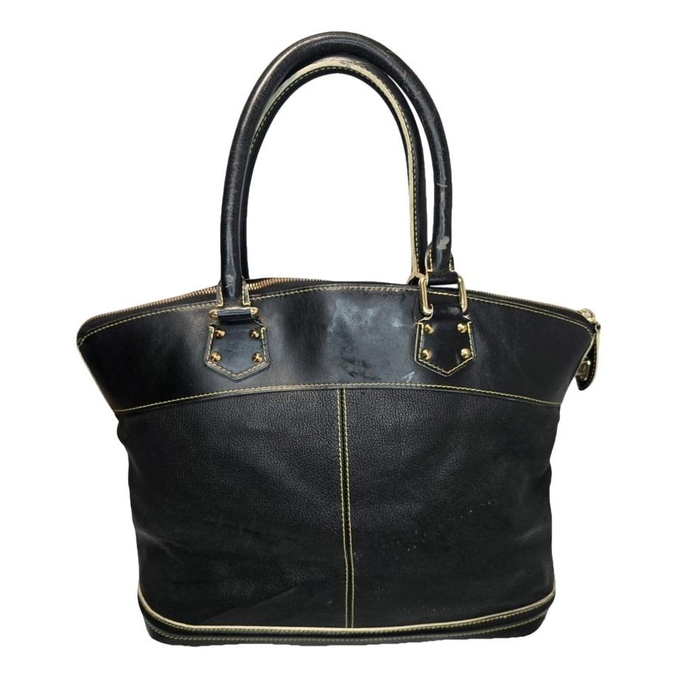 Leather tote