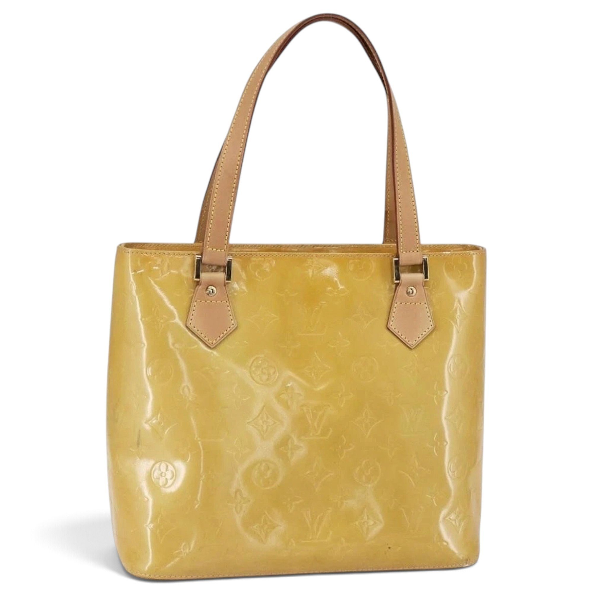 Patent leather handbag
