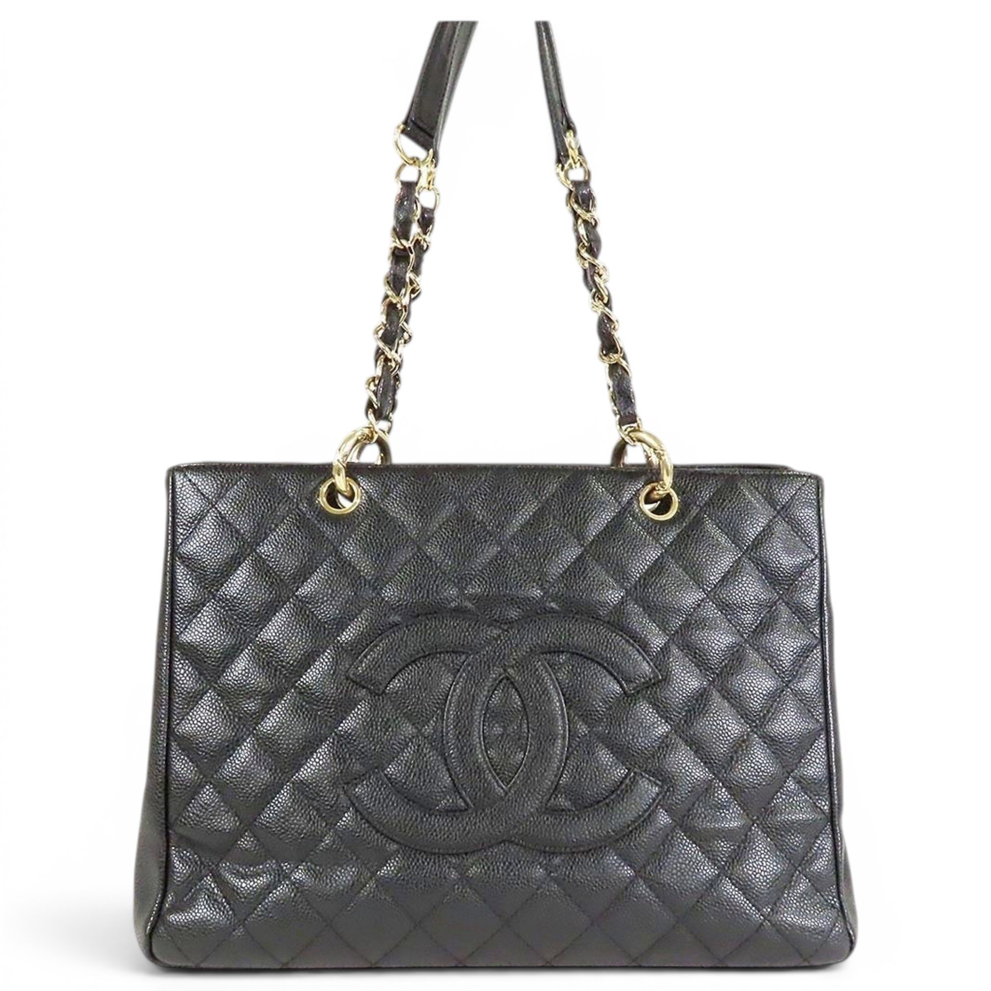 Grand shopping leather tote