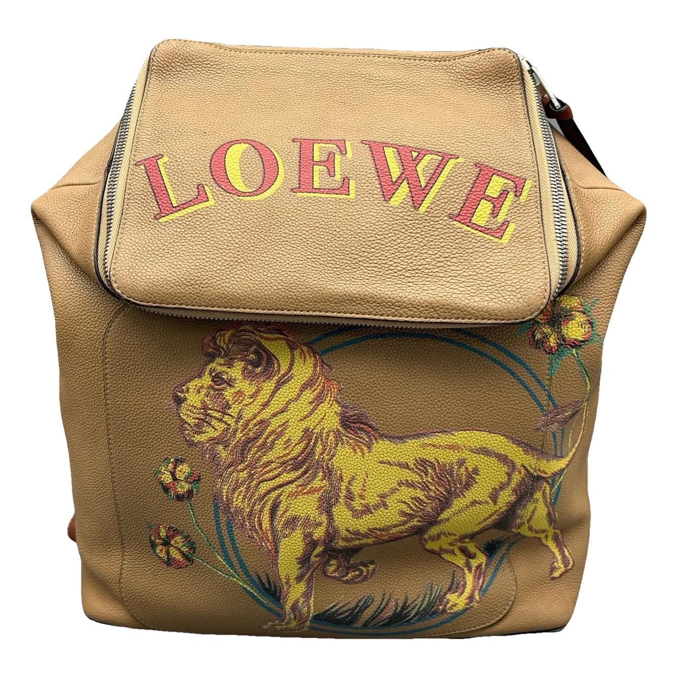 Goya leather backpack
