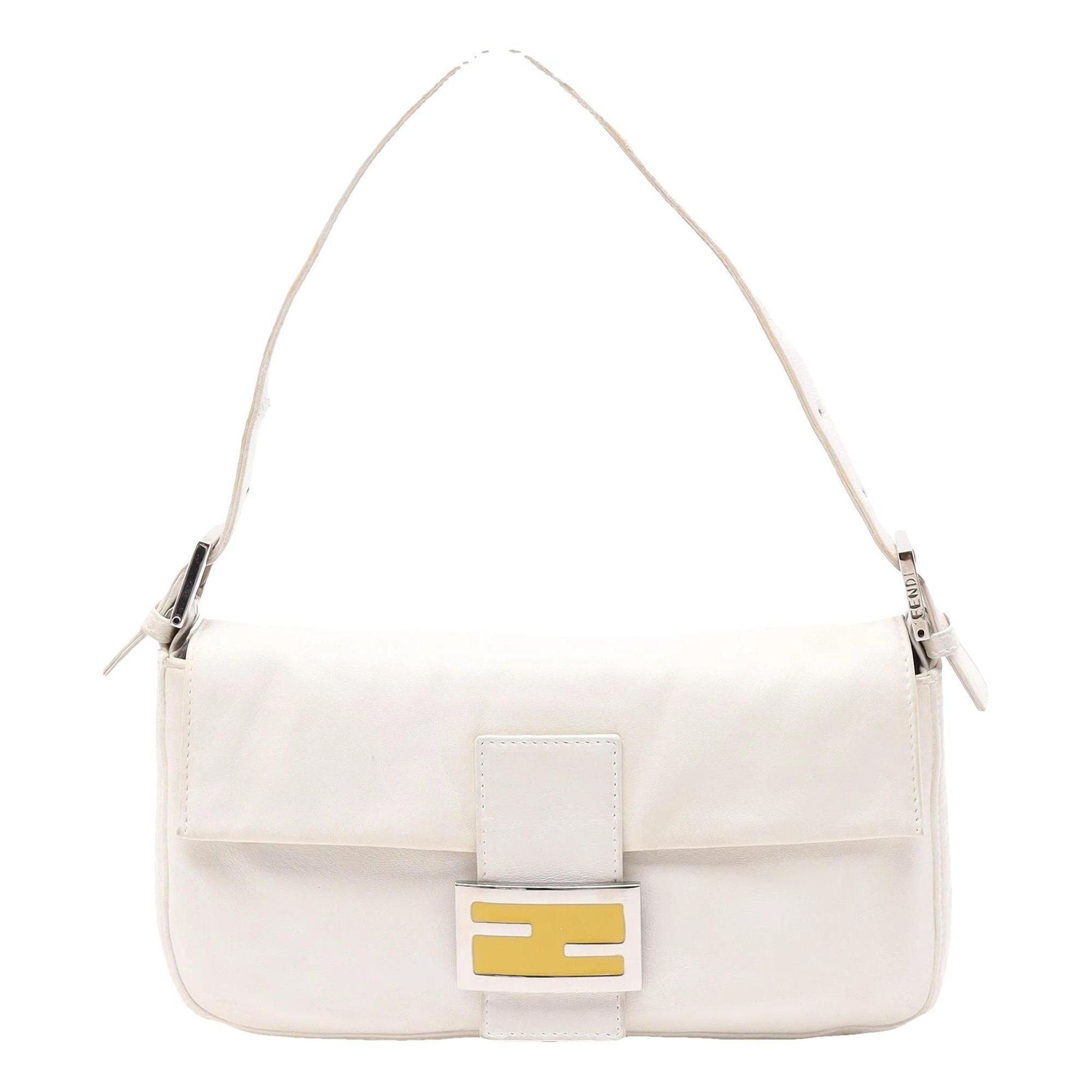 Baguette leather handbag
