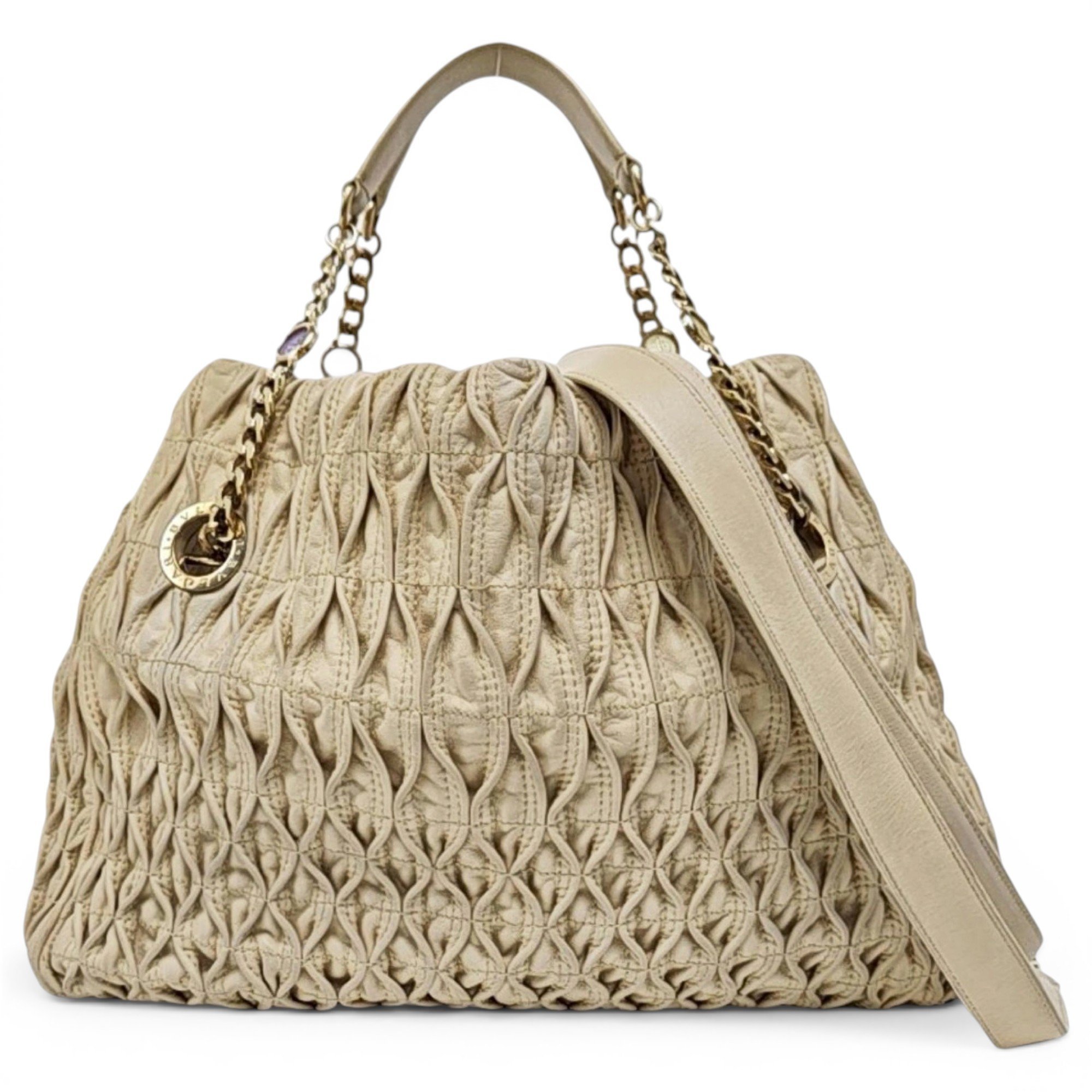 Leather handbag