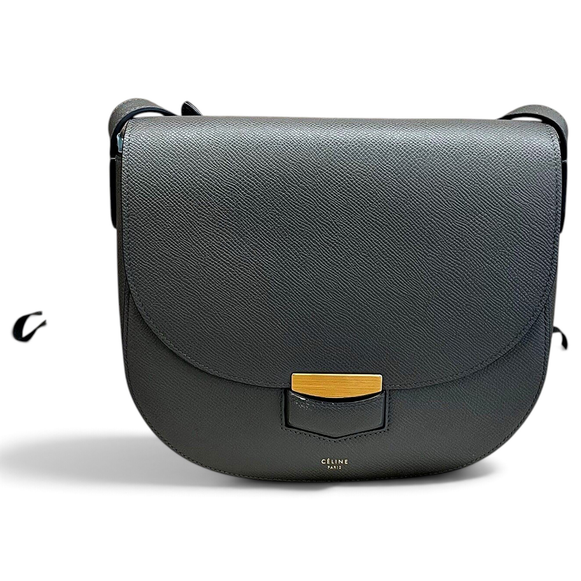 Trotteur leather crossbody bag