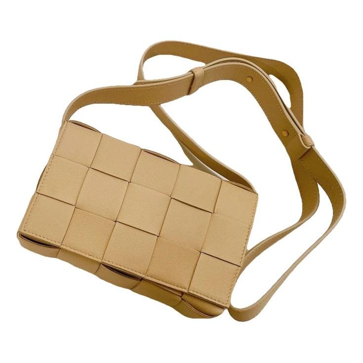 Cassette leather crossbody bag