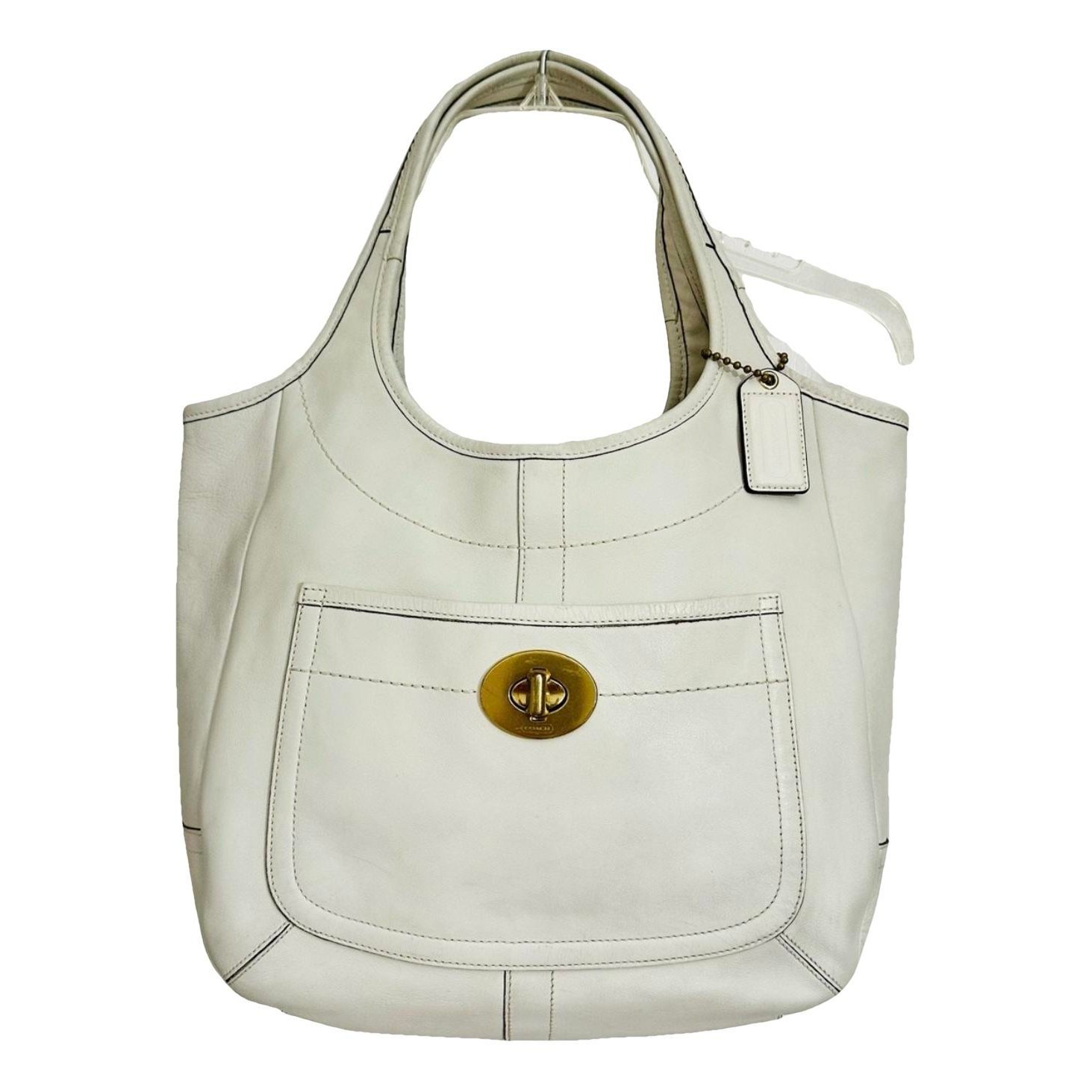 Leather tote