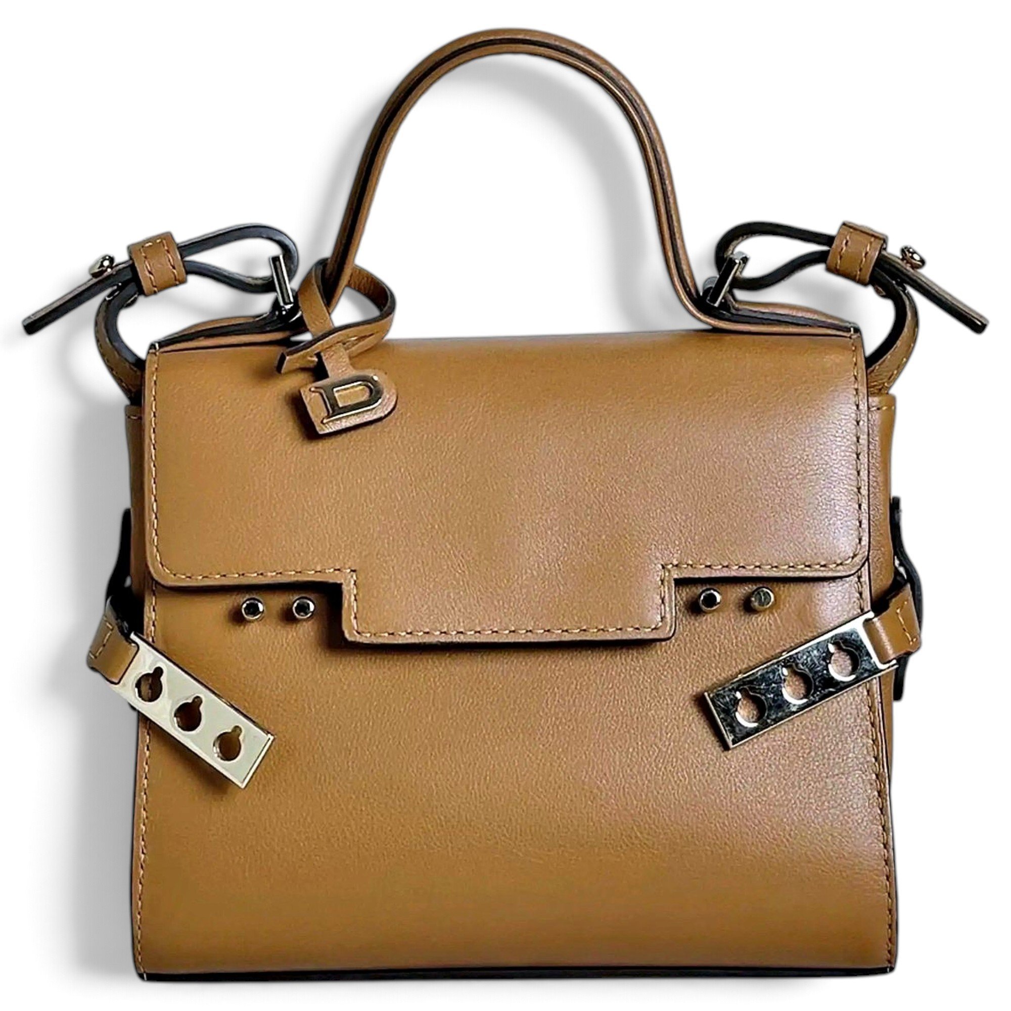 Tempête leather crossbody bag