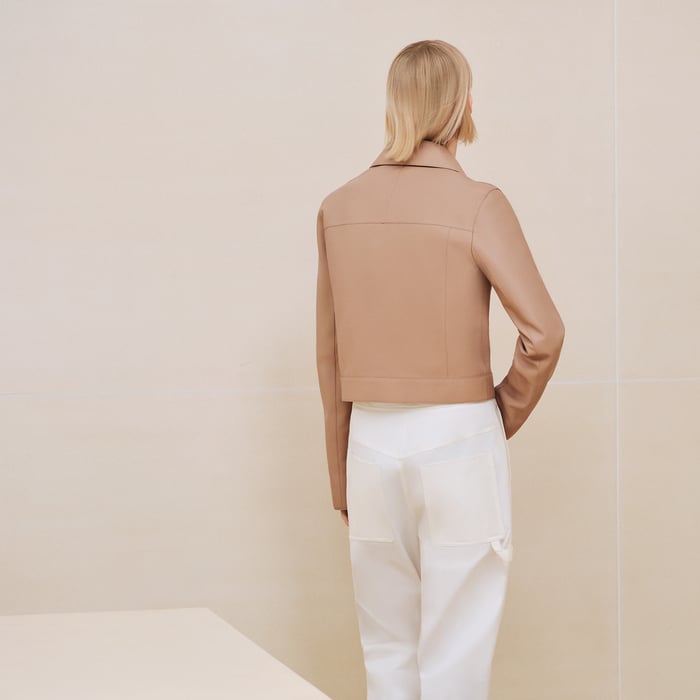 Beige Camel City Jacket