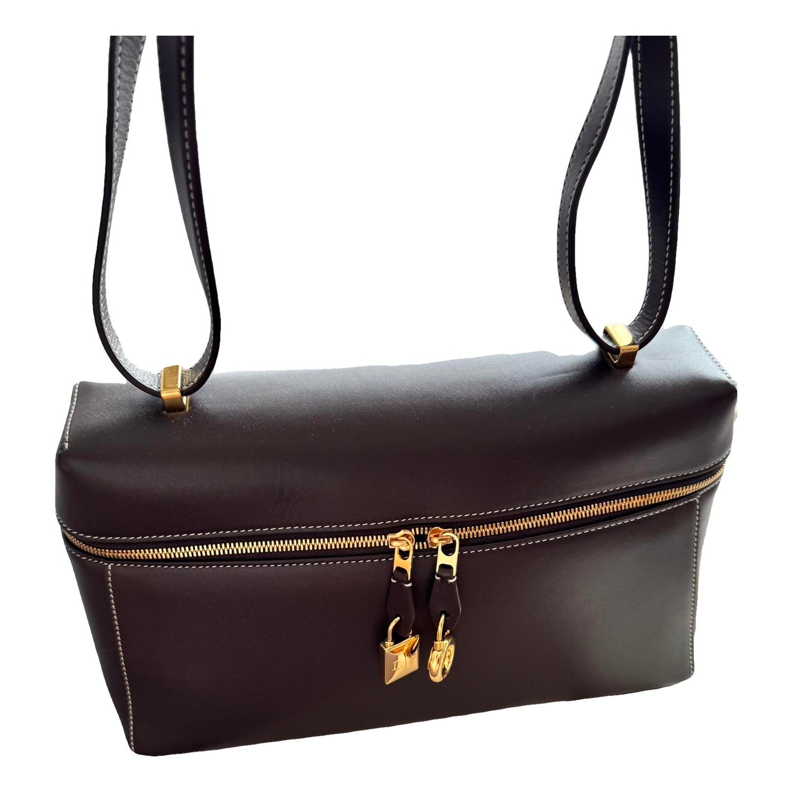 Loro Piana Extra Pocket pony-style calfskin handbag