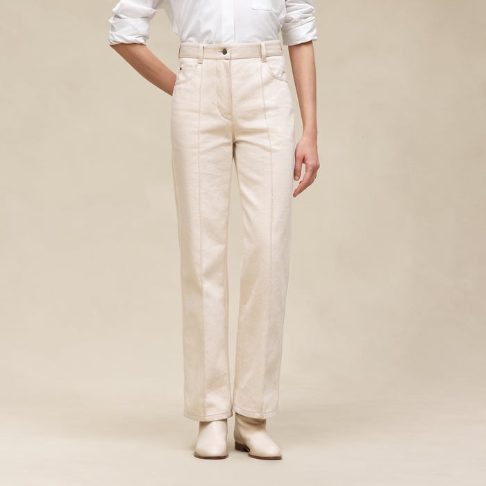Blanc Cassé Straight Leg Pants