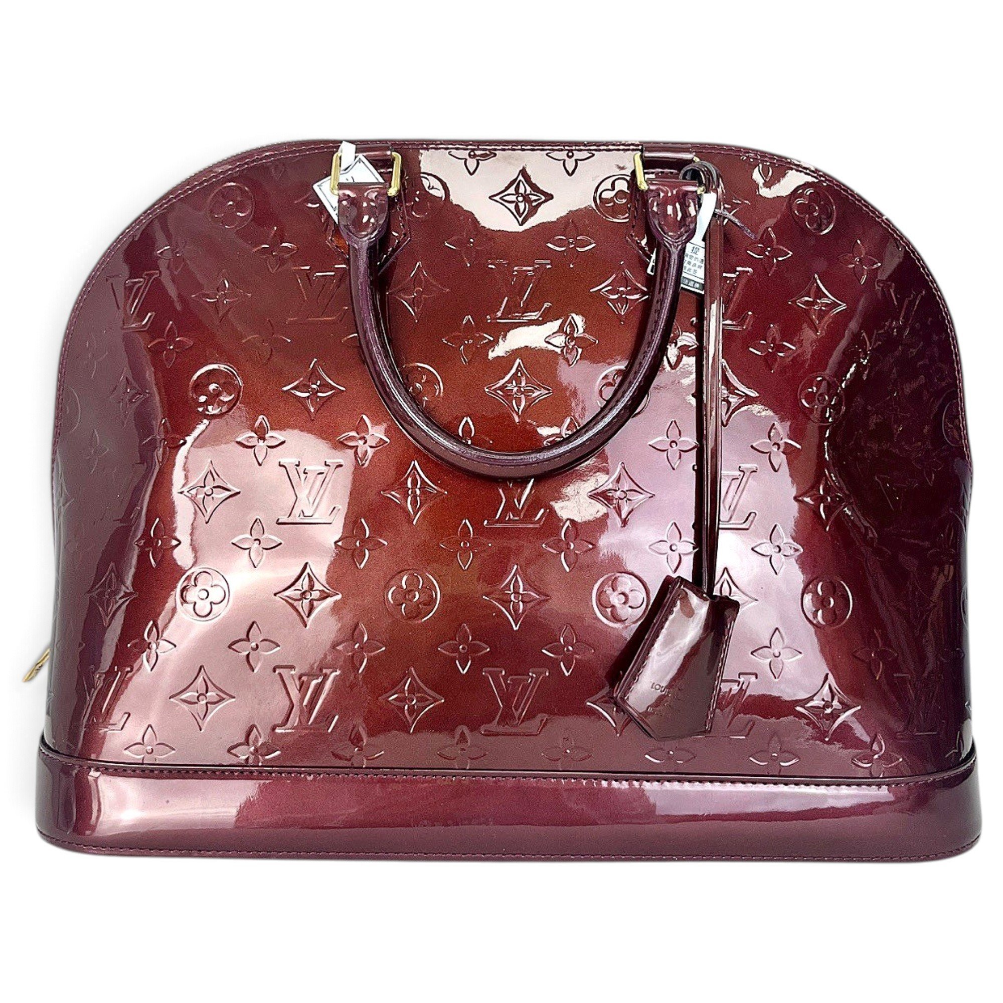Alma patent leather handbag