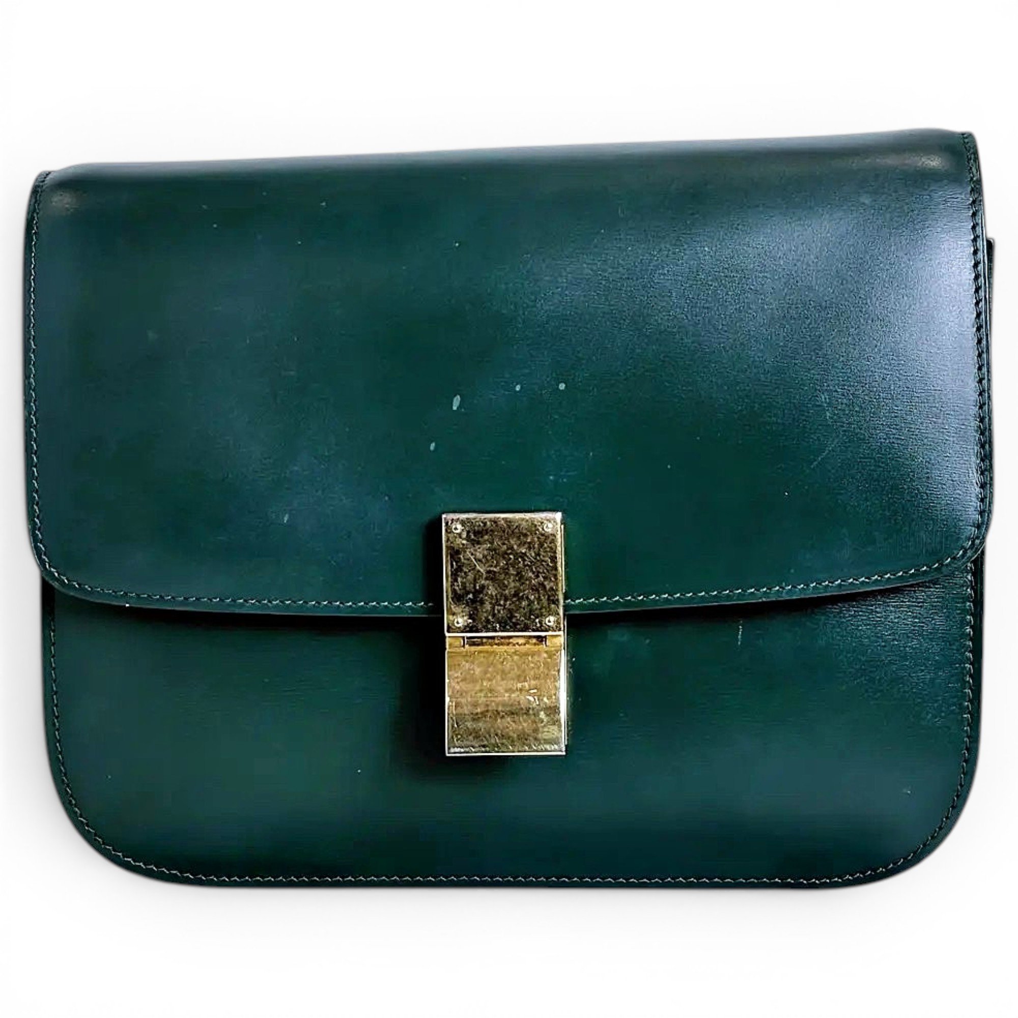 Classic leather crossbody bag