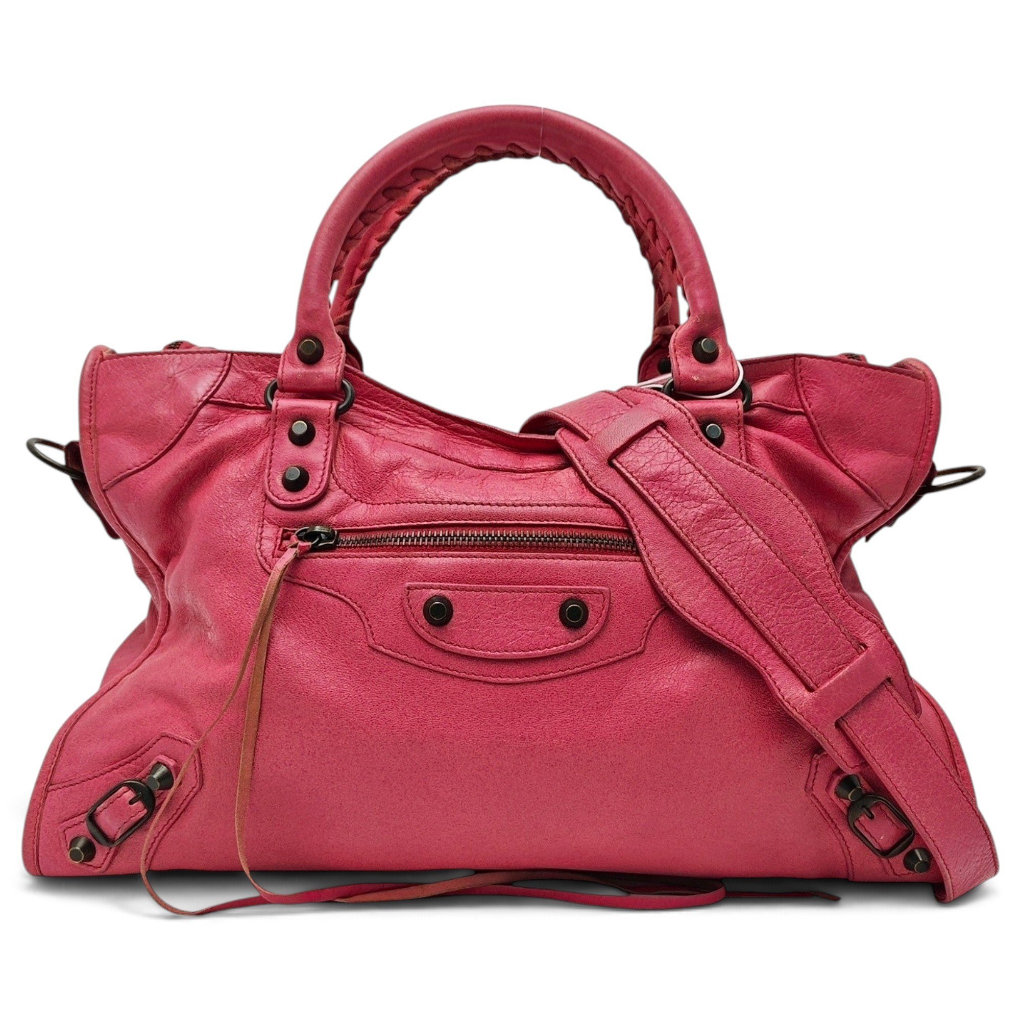 Leather handbag
