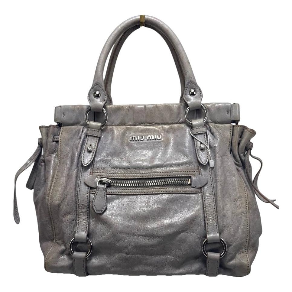 Leather handbag