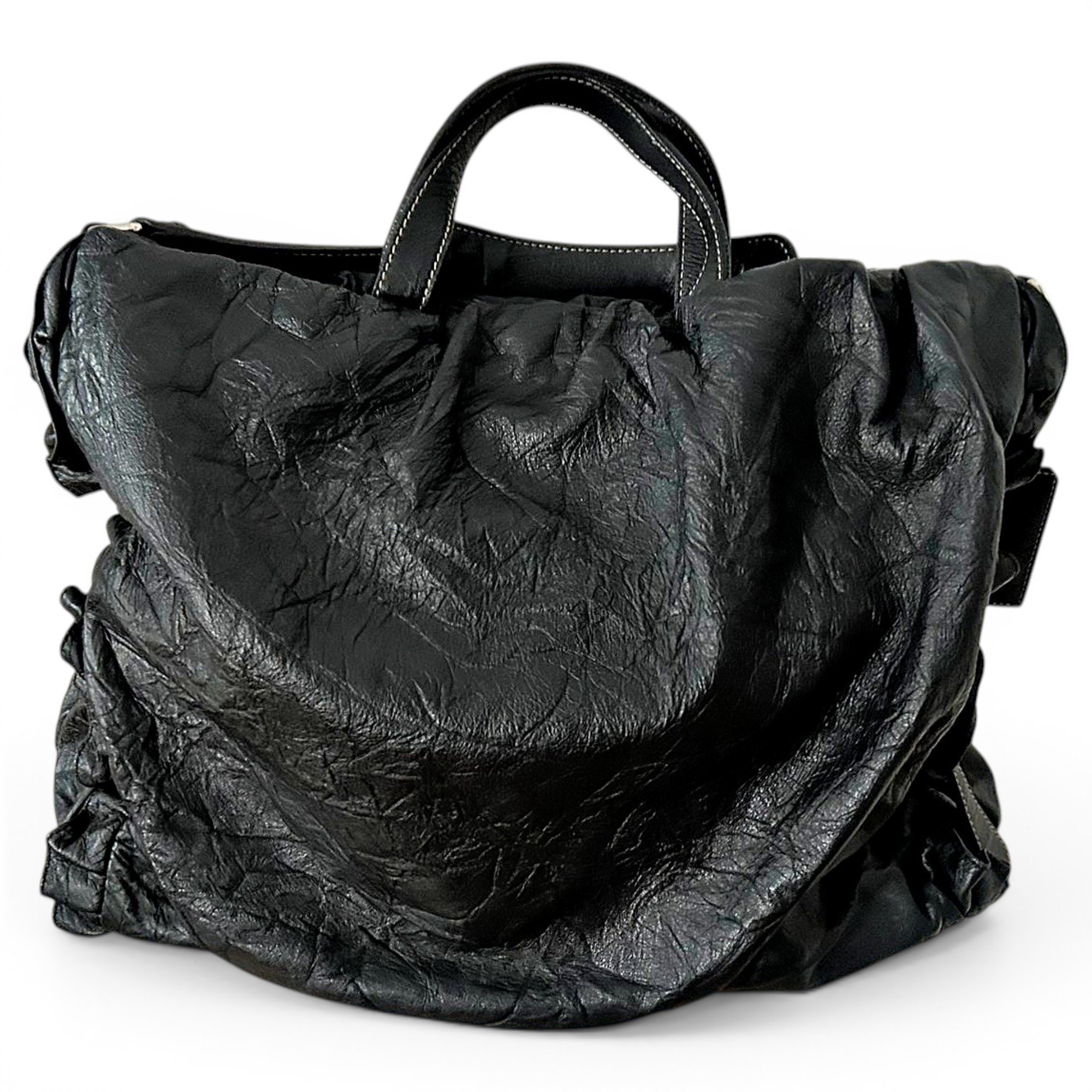 Leather handbag