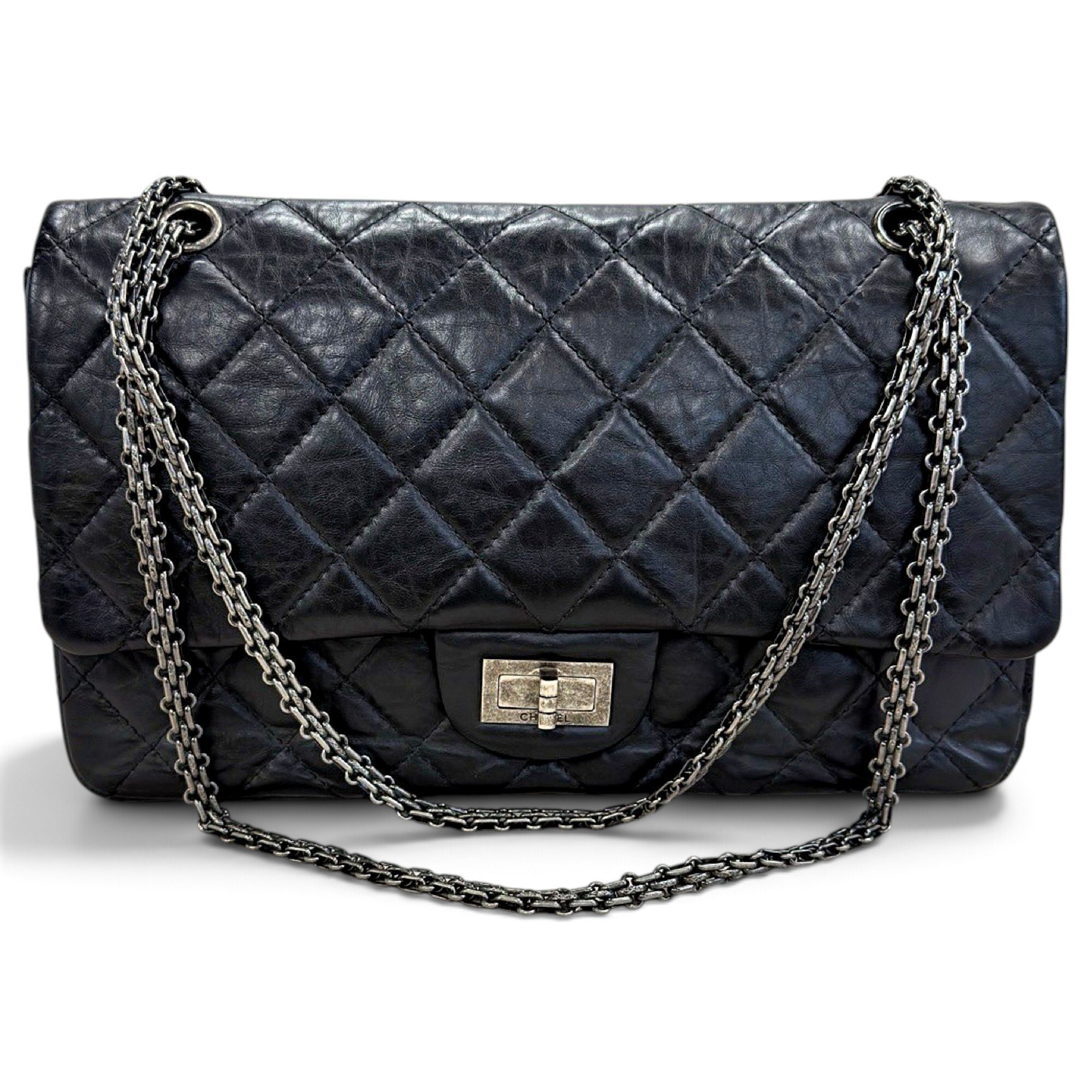 2.55 leather handbag