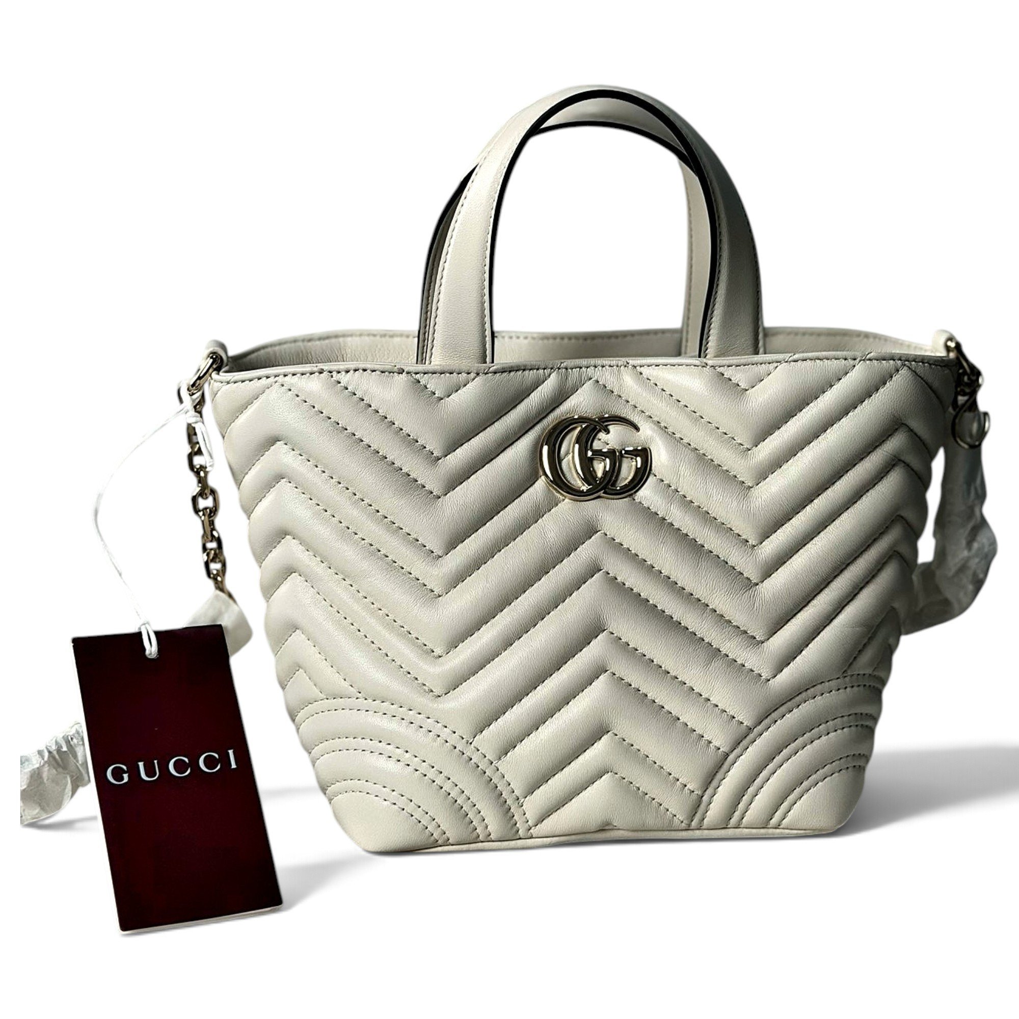 Leather tote