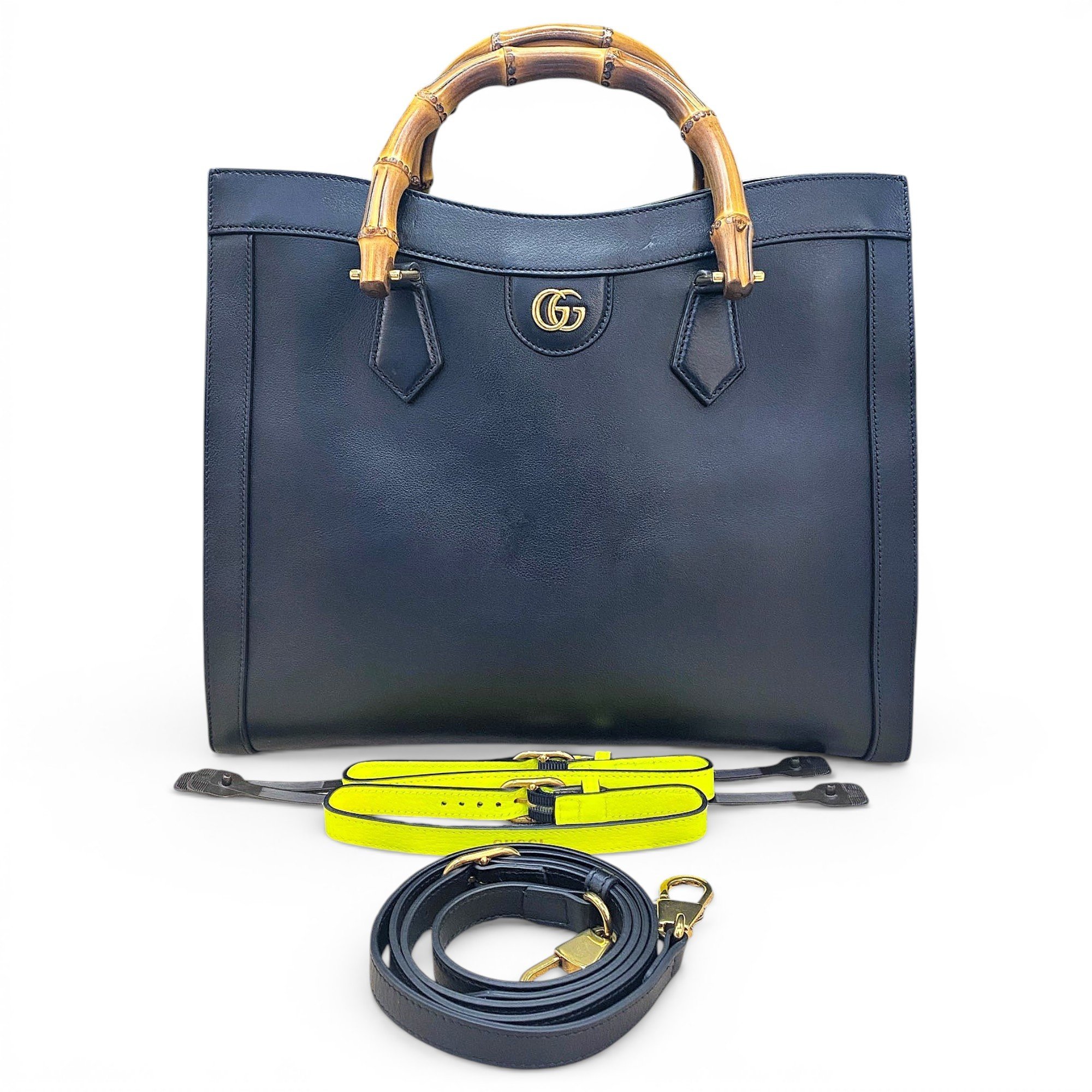 Diana Bamboo leather tote