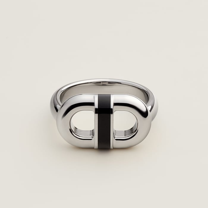 Noir Maillon Ring