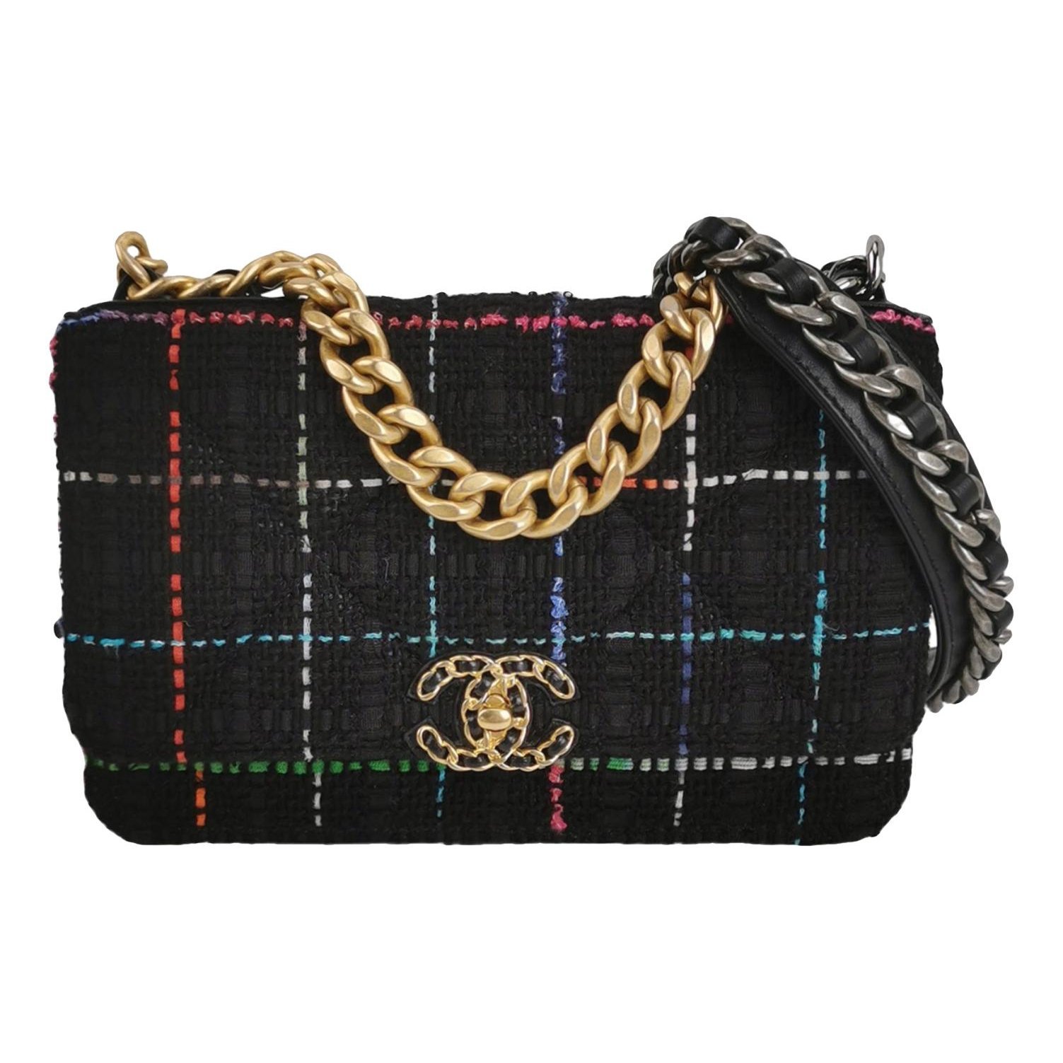 Chanel 19 cloth handbag