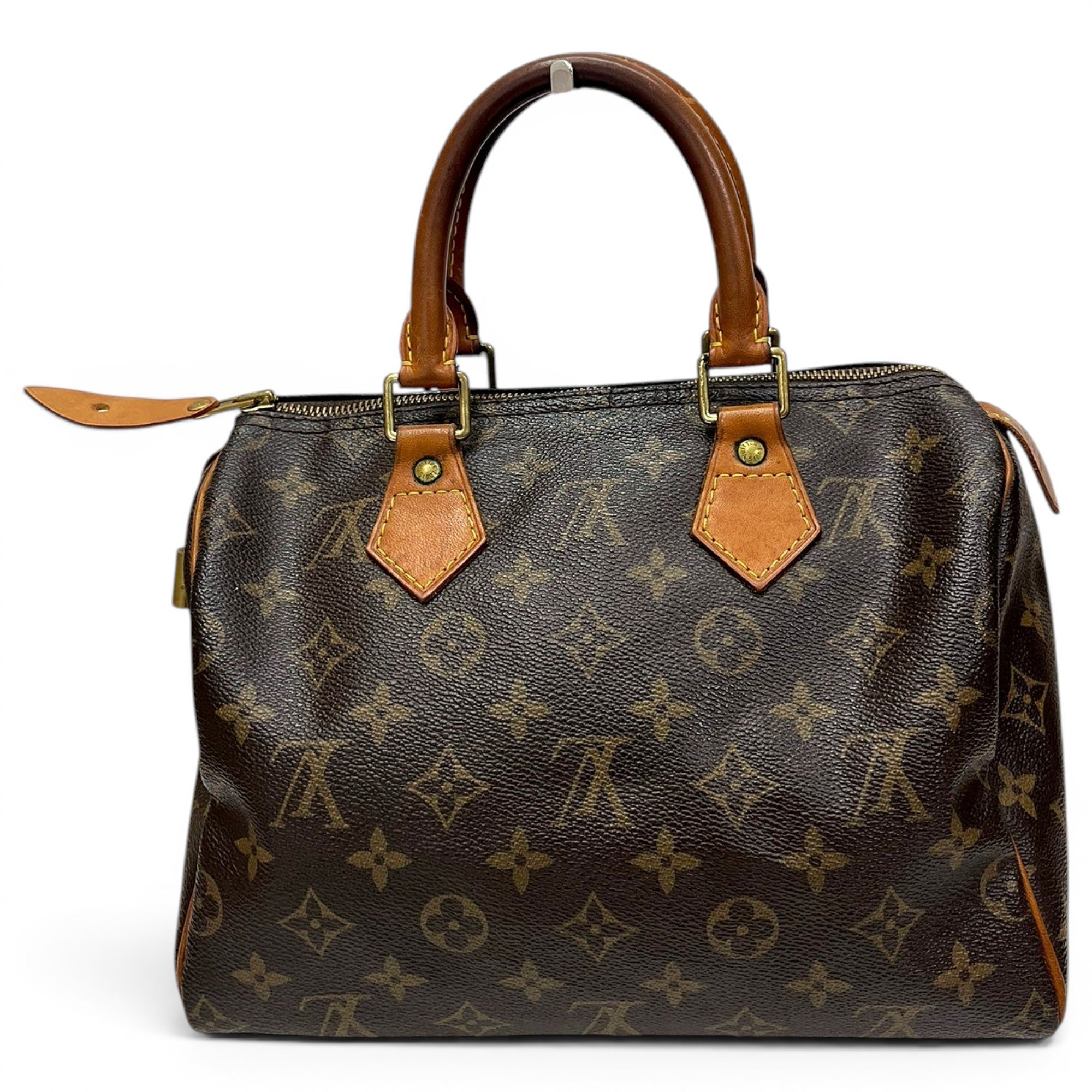 Speedy leather handbag