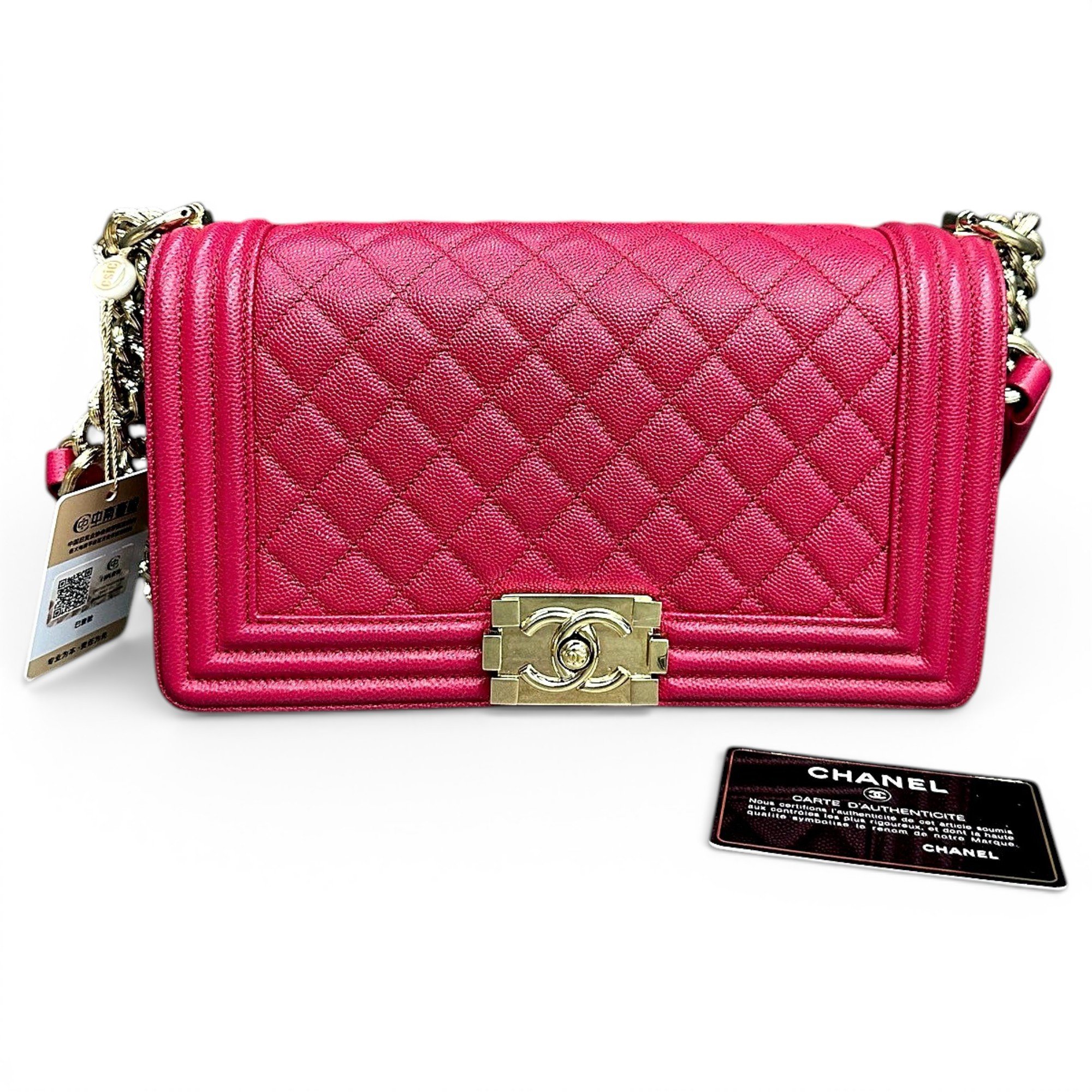 Boy leather crossbody bag