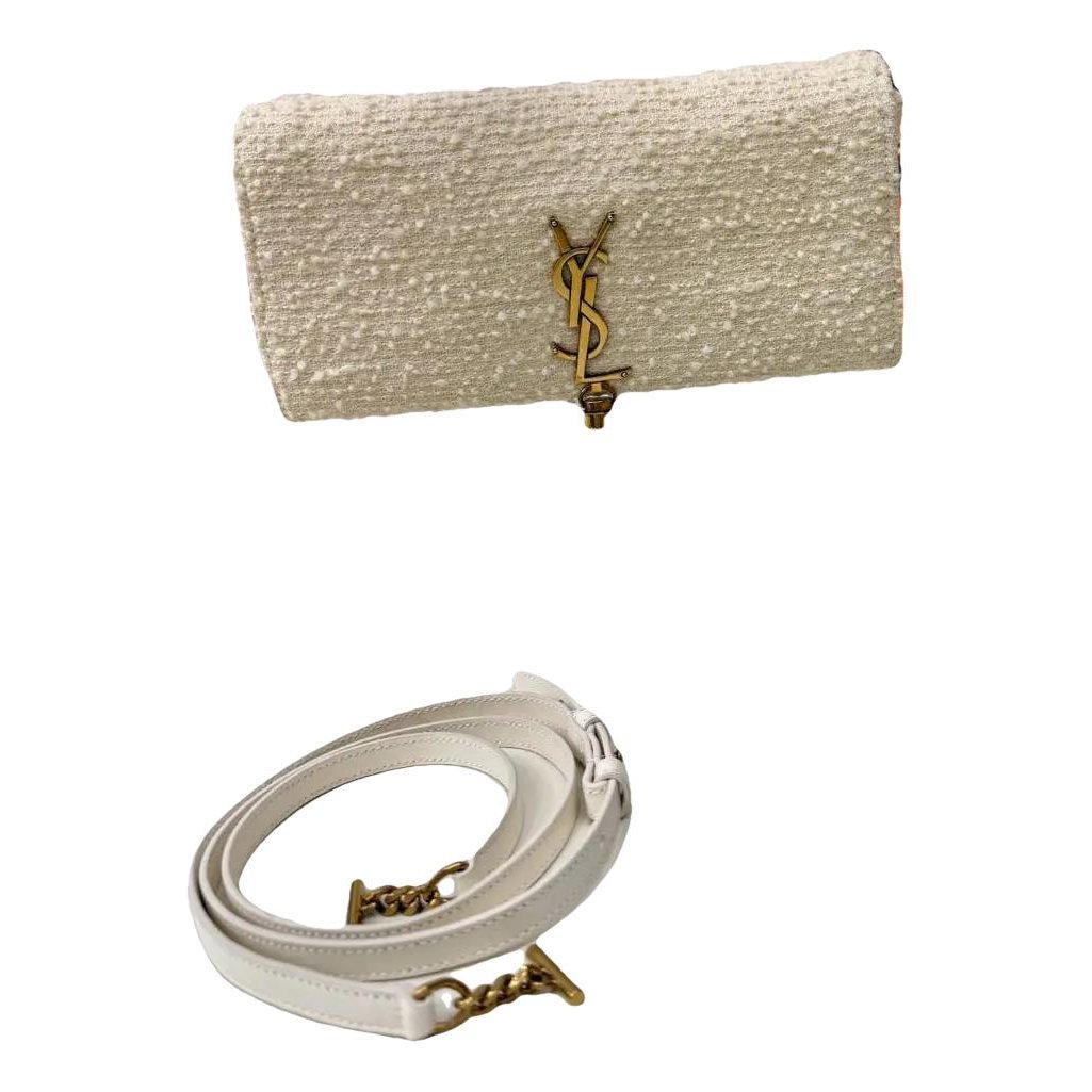 Pompom Kate tweed crossbody bag