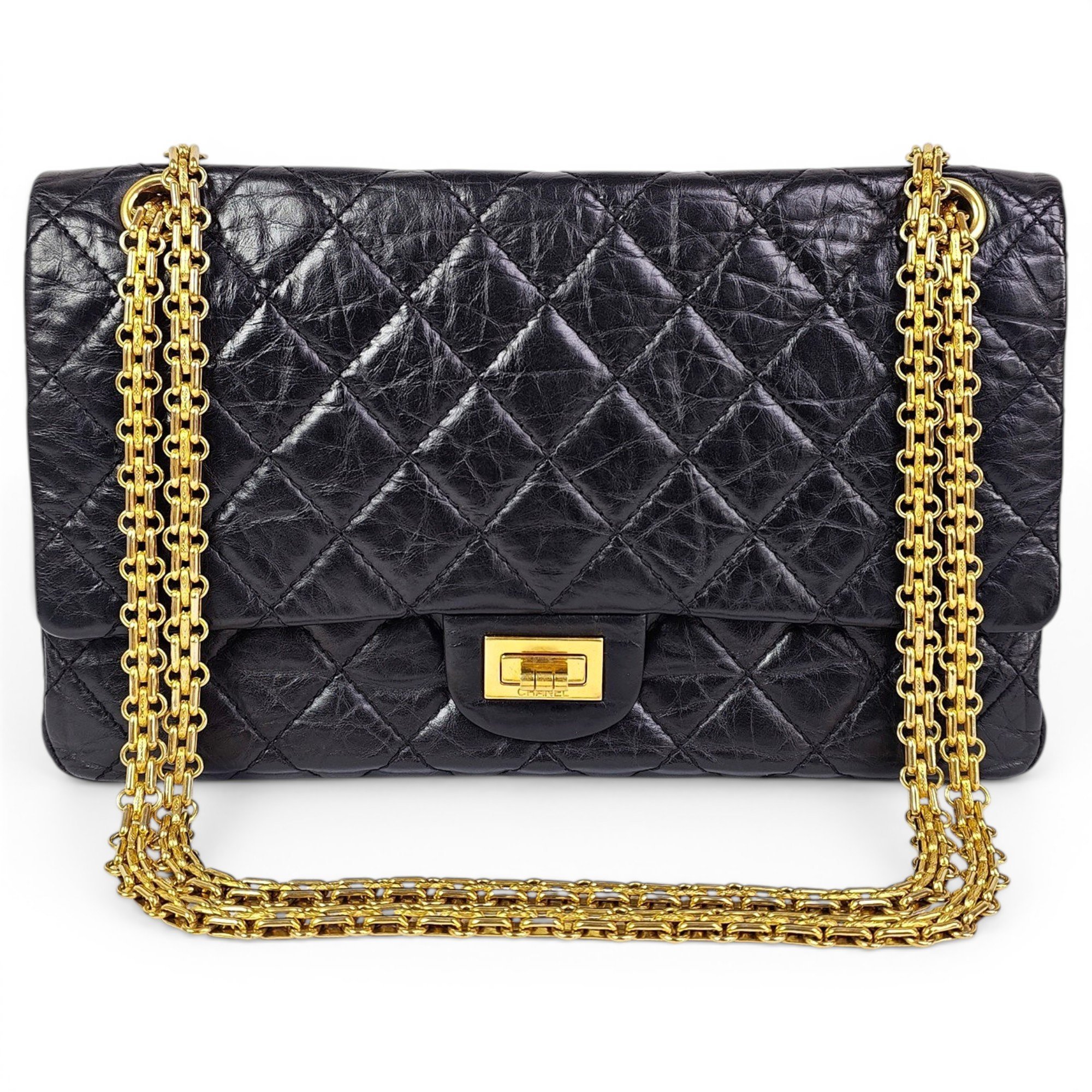 2.55 leather handbag