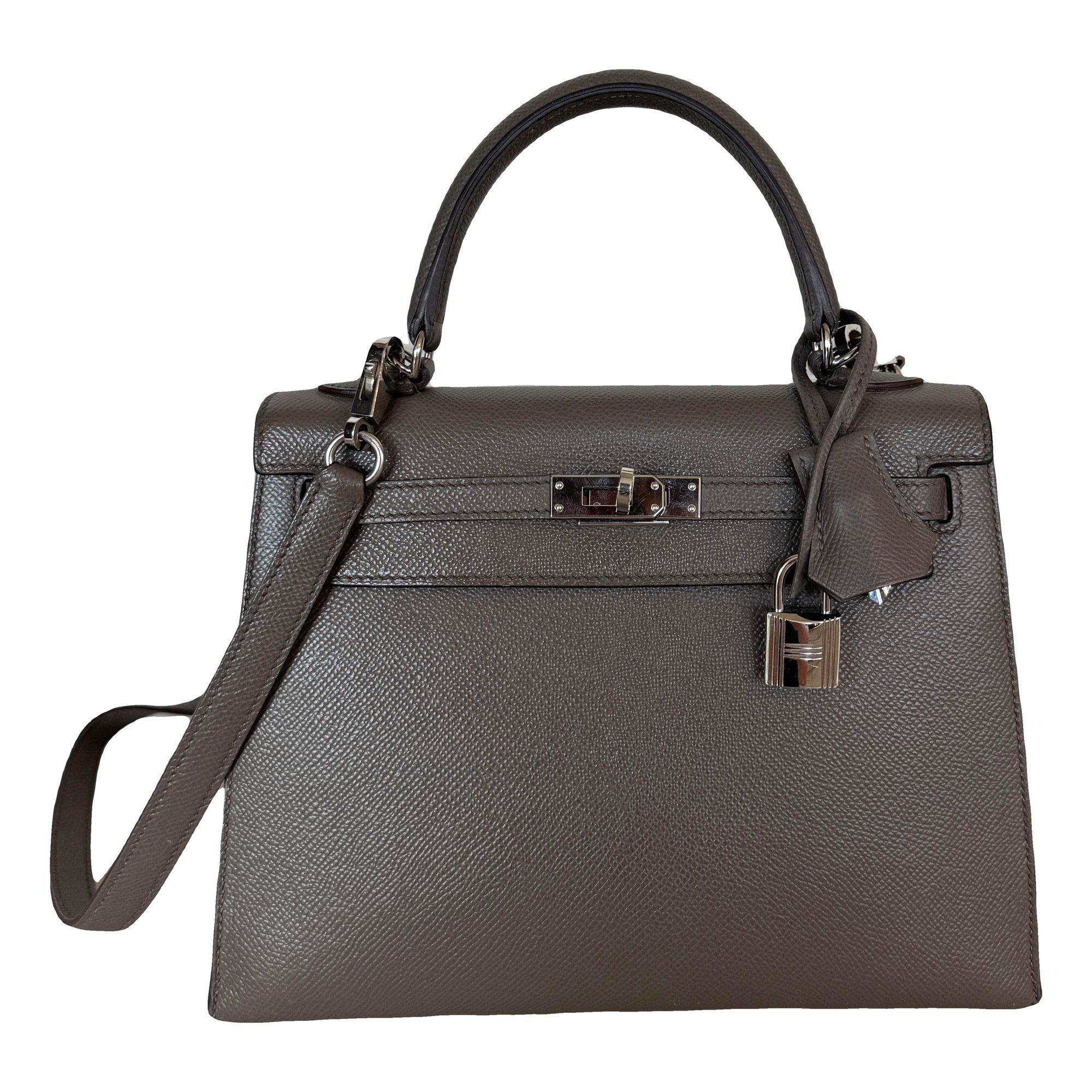 Kelly 25 leather handbag