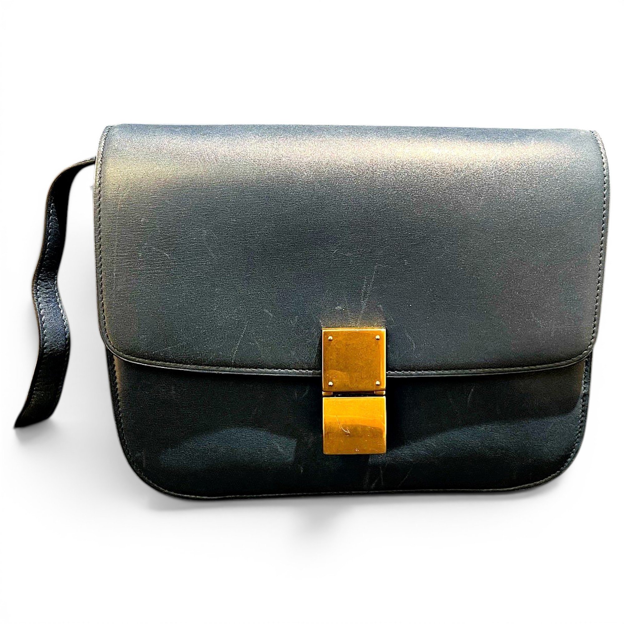 Classic leather handbag