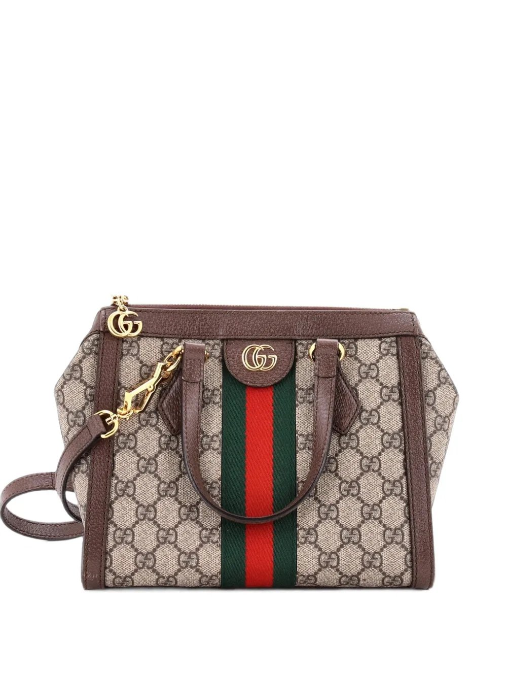 Ophidia Top Handle GG Coated Canvas Small tote bag