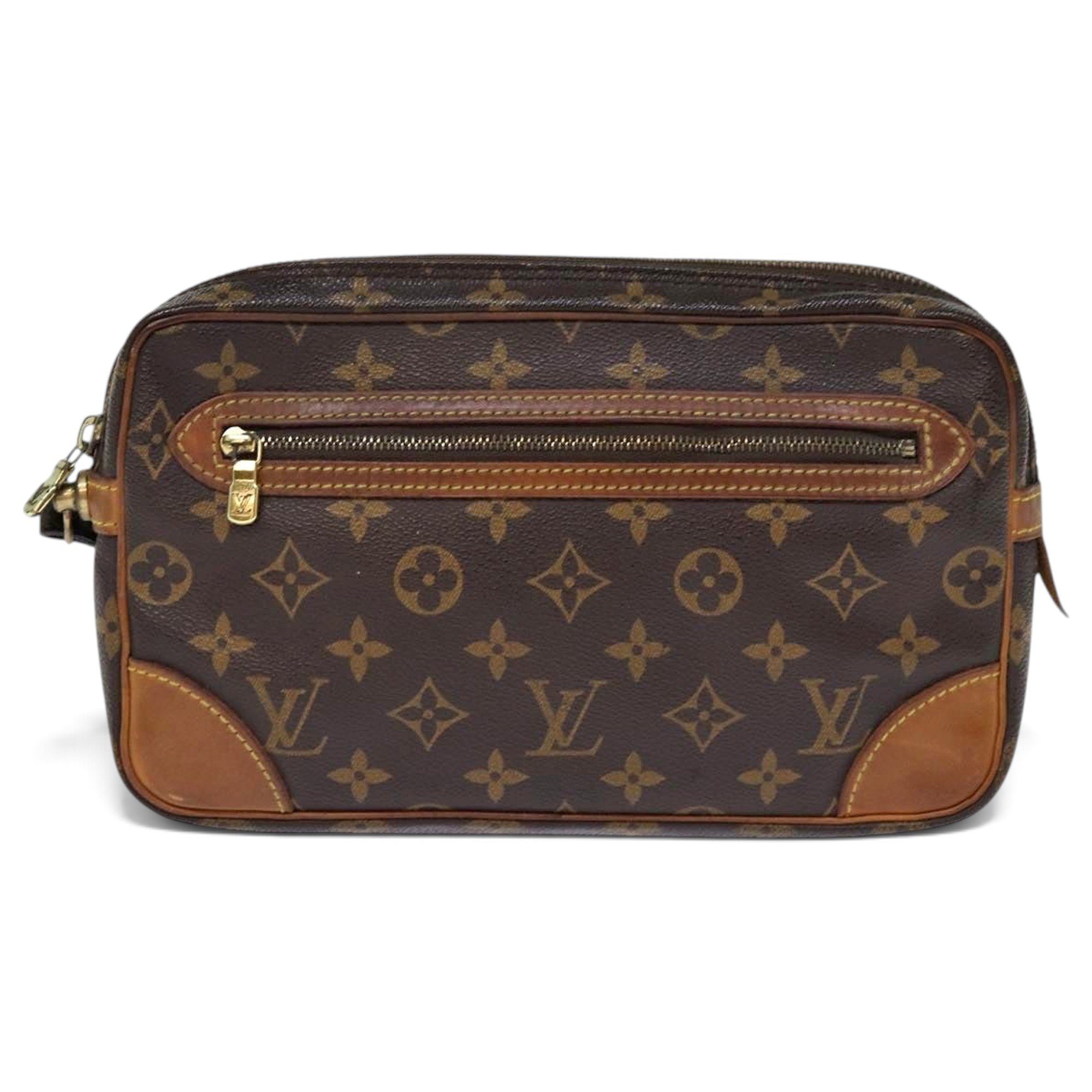 Marly Dragonne leather clutch bag