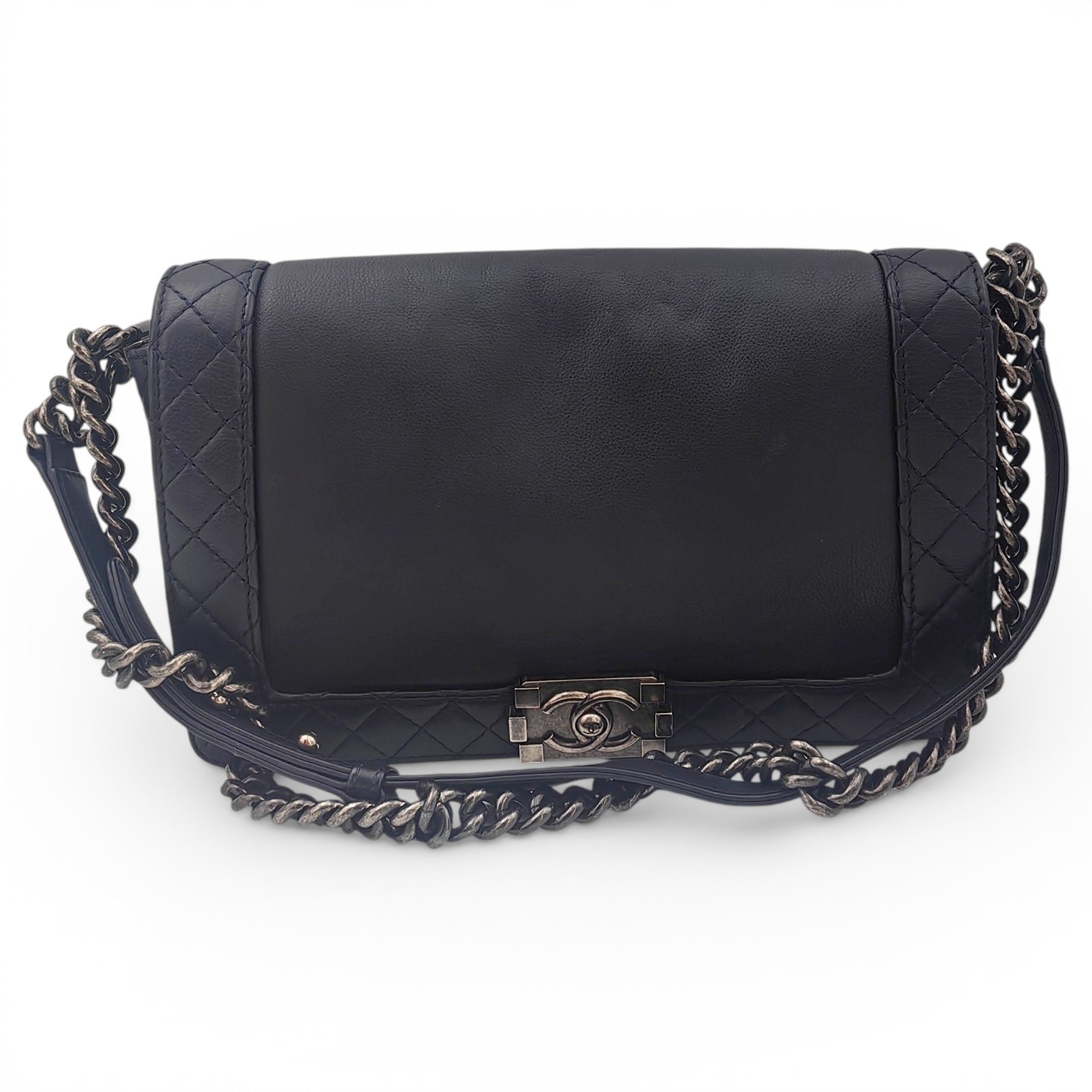 Boy leather crossbody bag