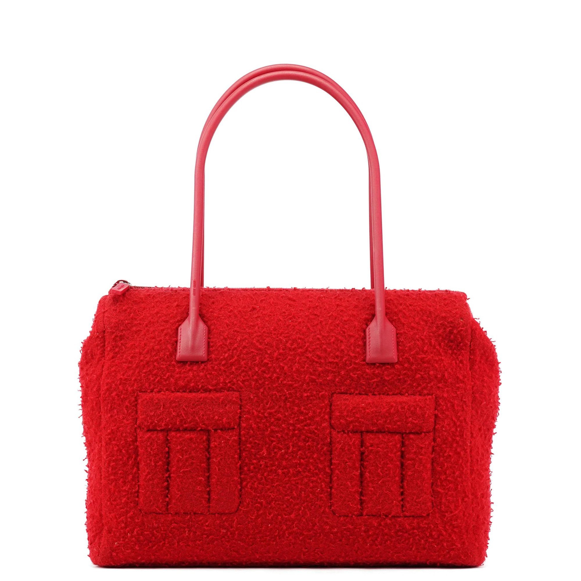 Pocket leather tote