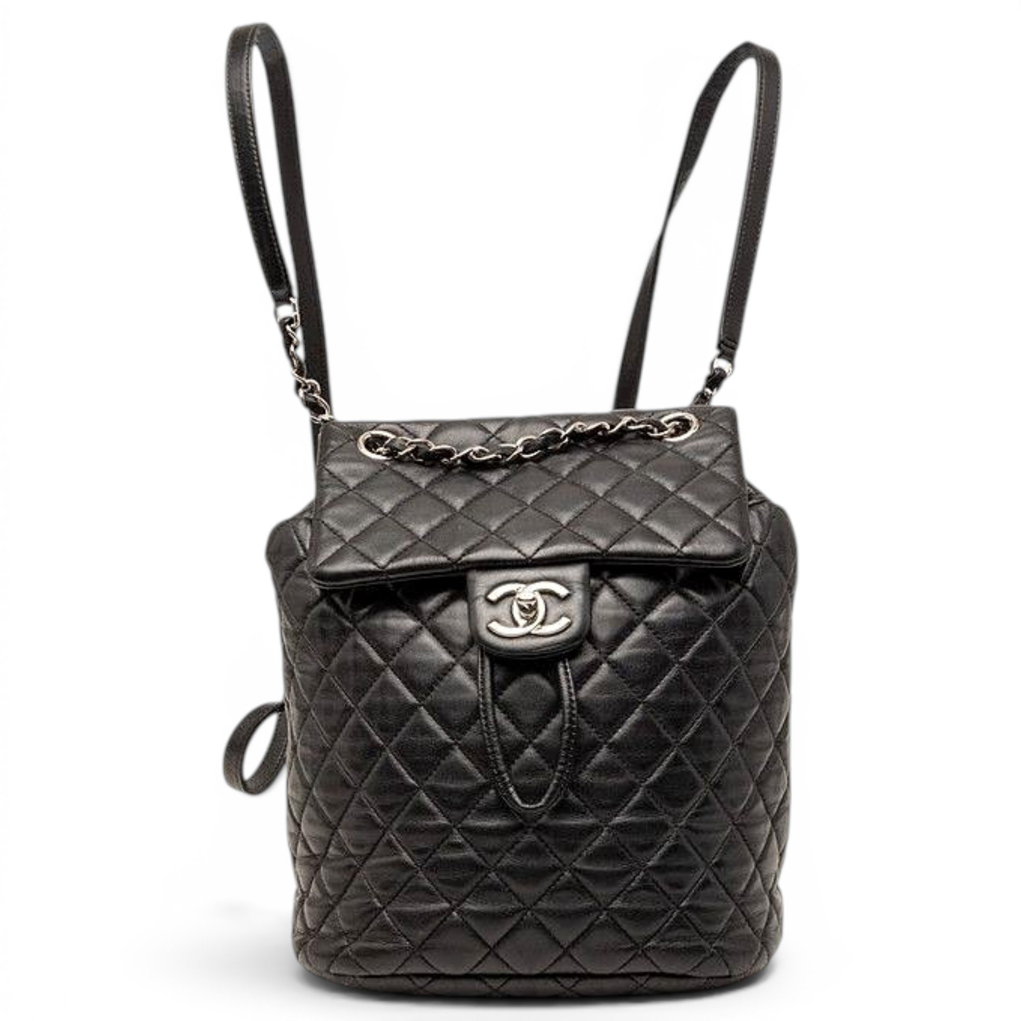 Leather backpack