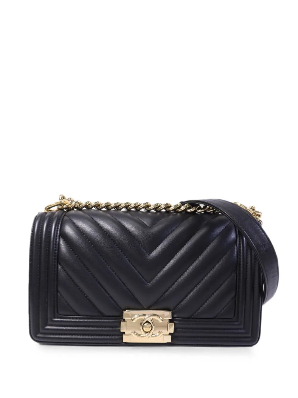 25 Boy chevron-quilted shoulder bag