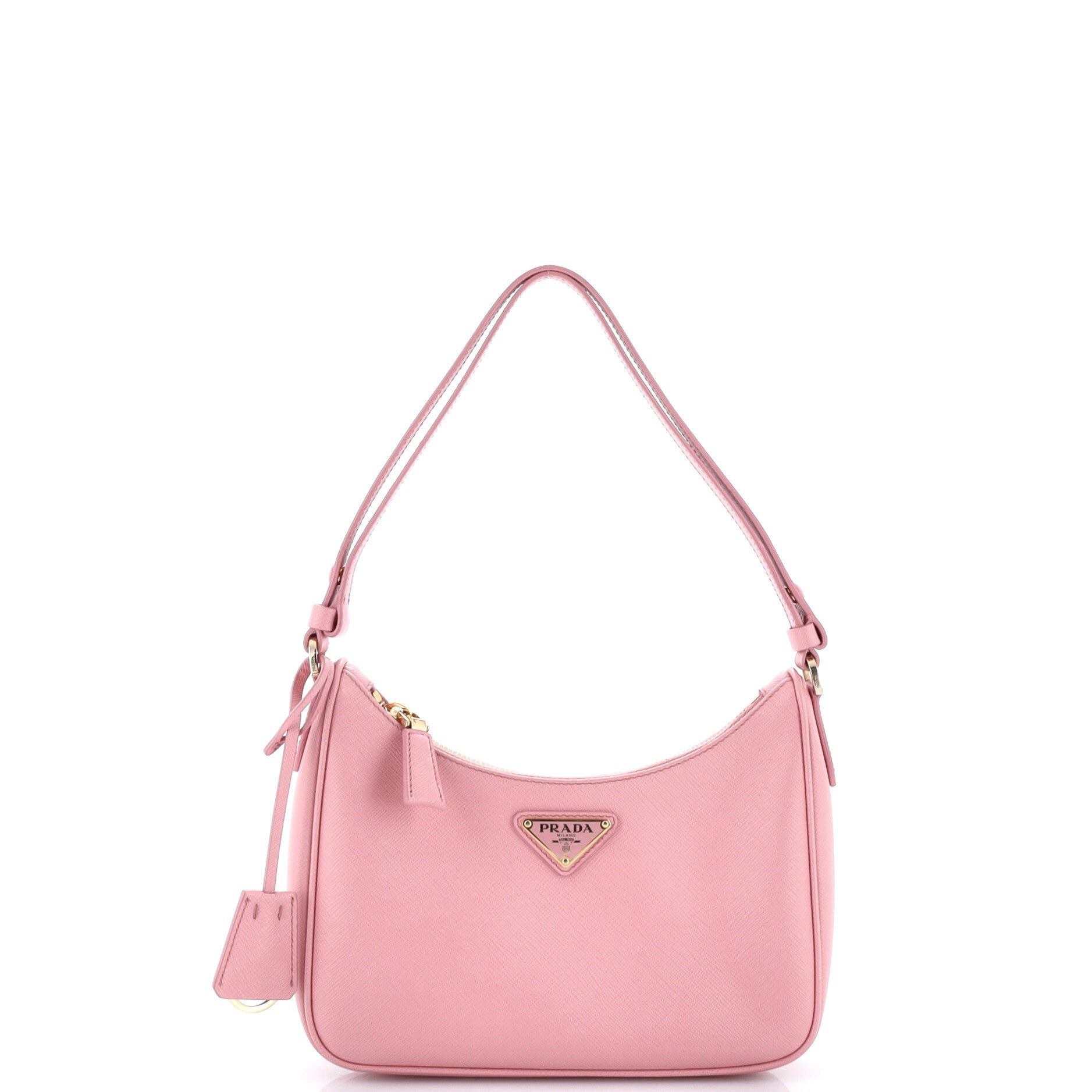 Re-Edition Hobo Saffiano Leather Mini