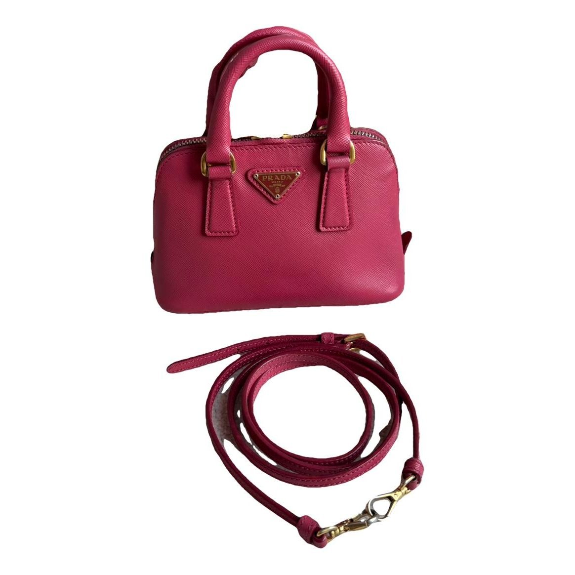 Promenade leather handbag