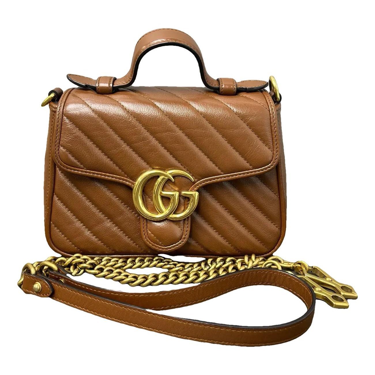 GG Marmont Flap leather handbag